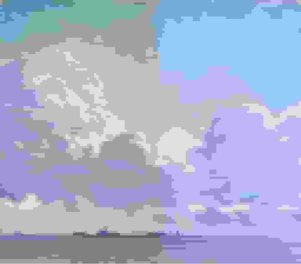 Schilderij halverwege het schoonmaakproces