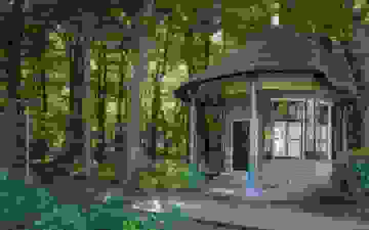 Jan Altink, Siep van den Berg en de Theekoepel in het Sterrebos in Groningen