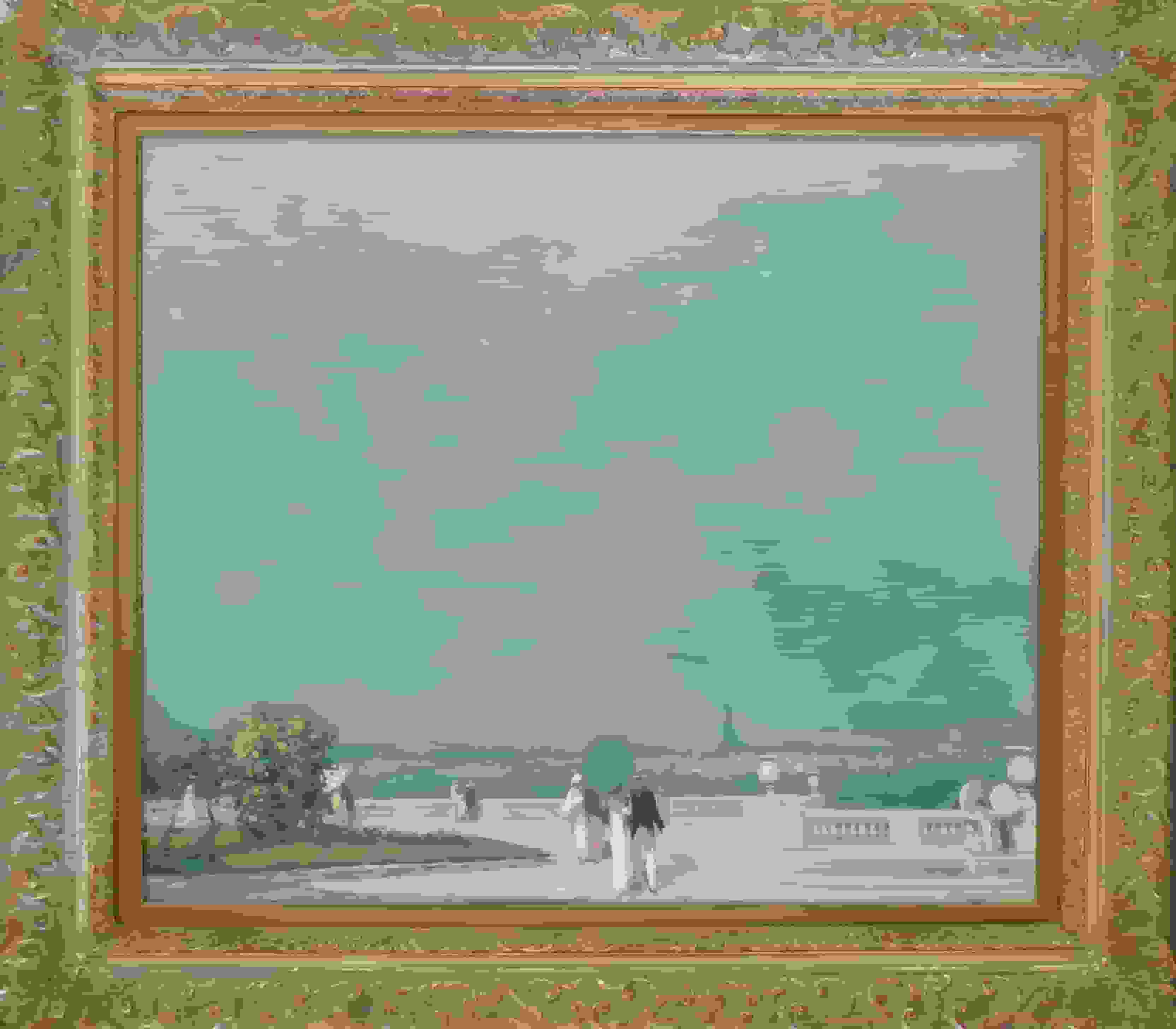 Zicht op Parijs vanaf Parc de Saint Cloud