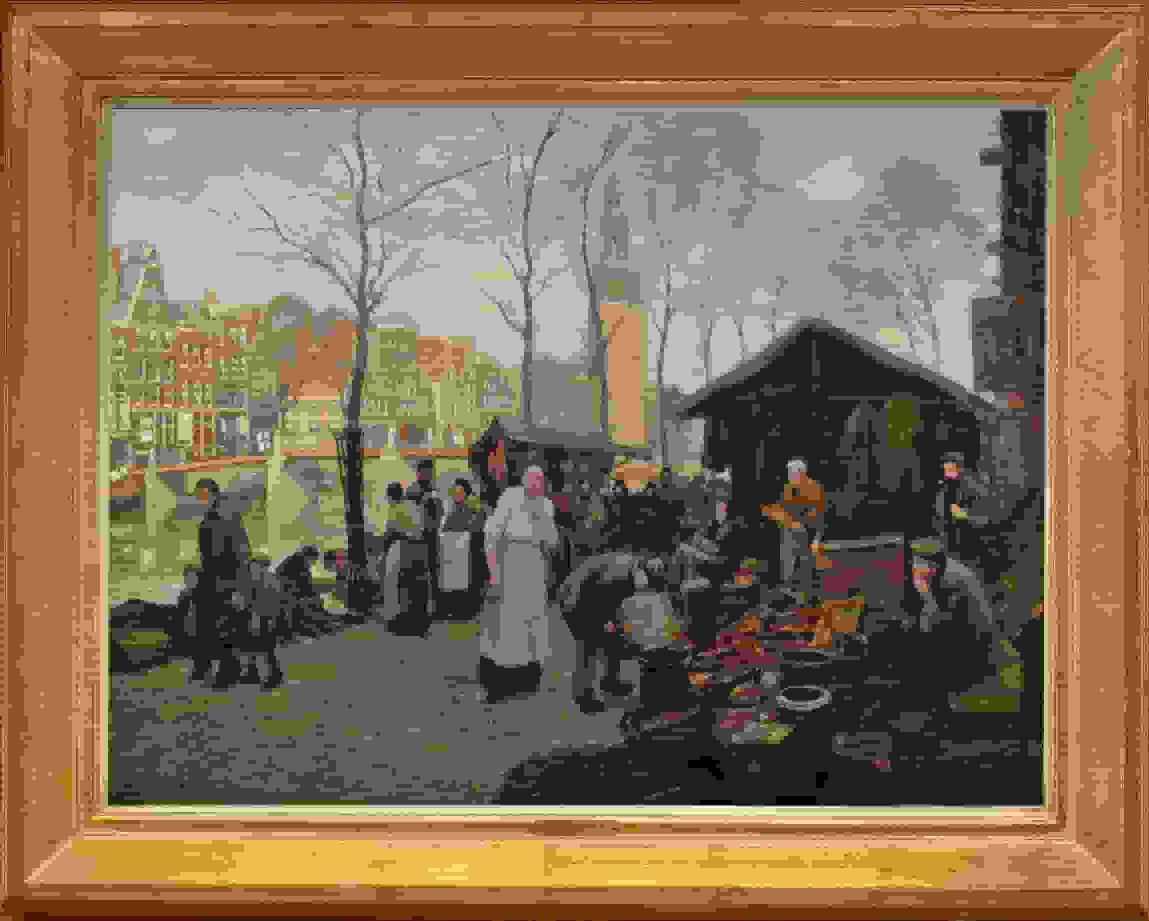 Joodse markt Oudeschans door GJ Staller