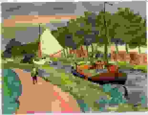 Het Hoendiep door Ekke Kleima