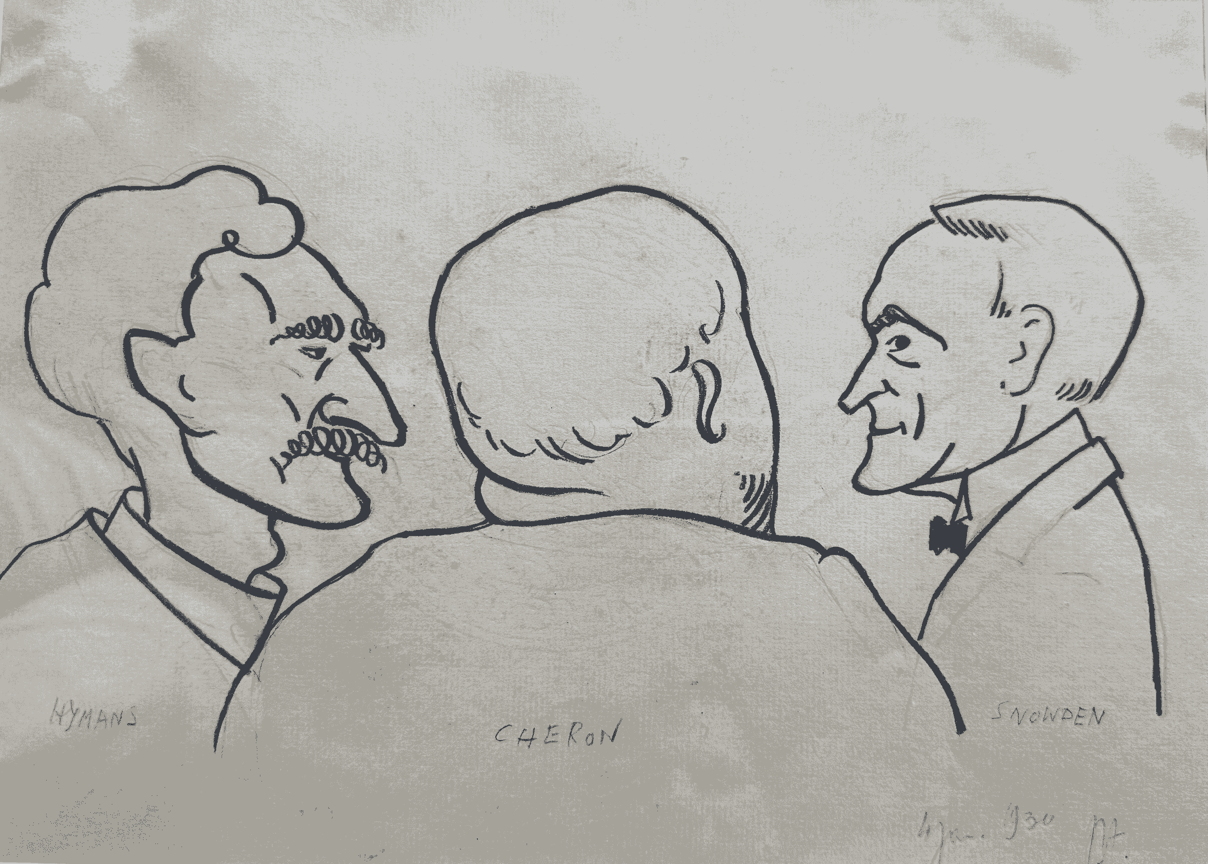 Hymans, Cheron en Snowden