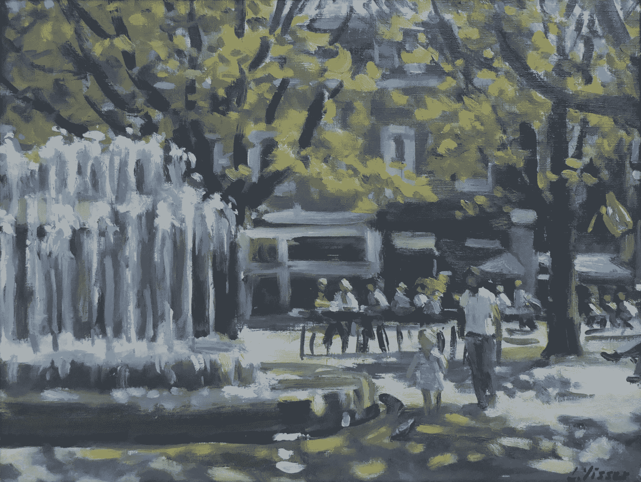 Louis Visser: plein Hogeweg