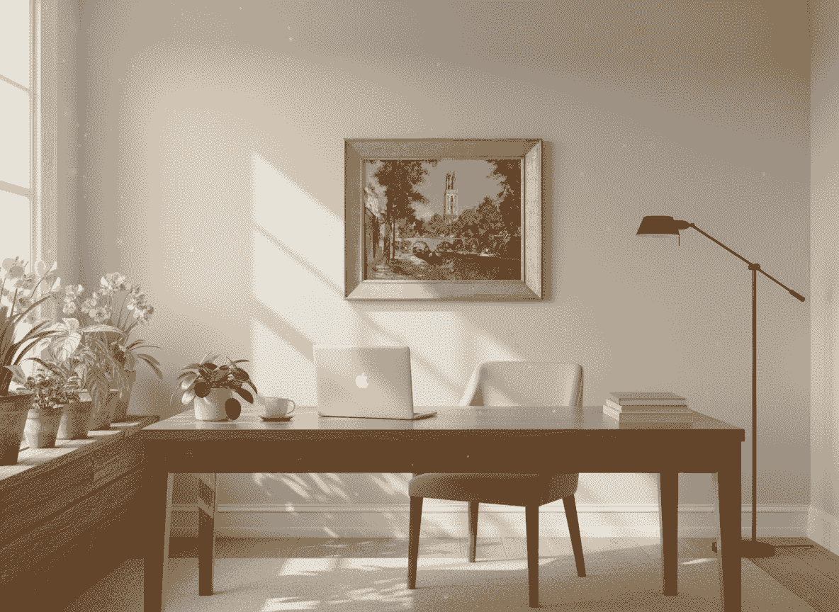 Cornelis Vreedenburgh - Oudegracht Utrecht met Domtoren (in interieur)