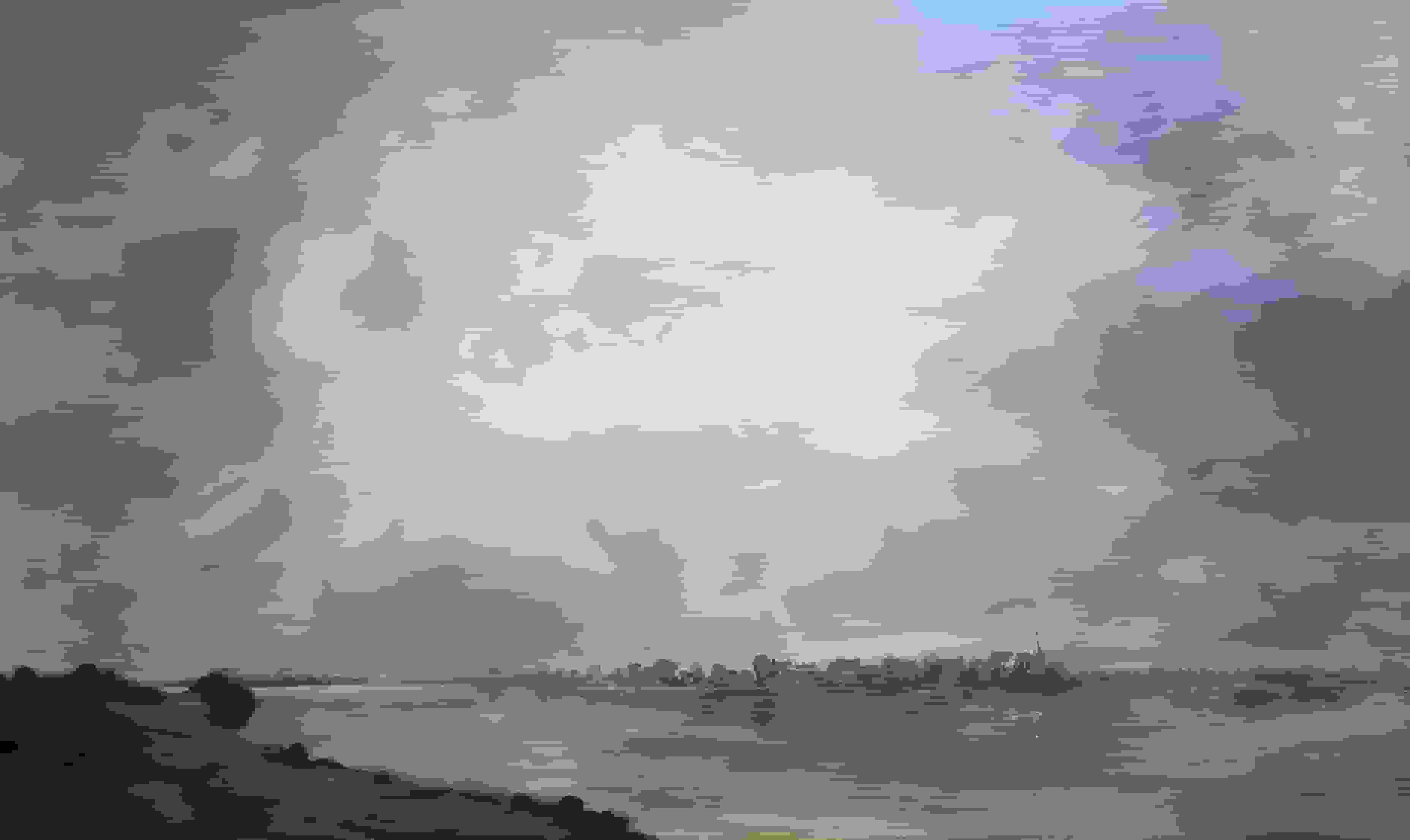 Jan Voerman sr - Gezicht op Hattem (zonder lijst)