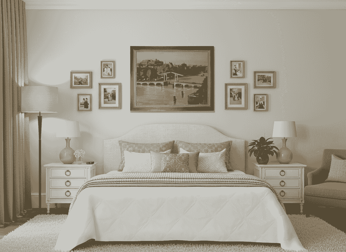 Joop Stierhout - Magere brug in Amsterdam (in interieur)