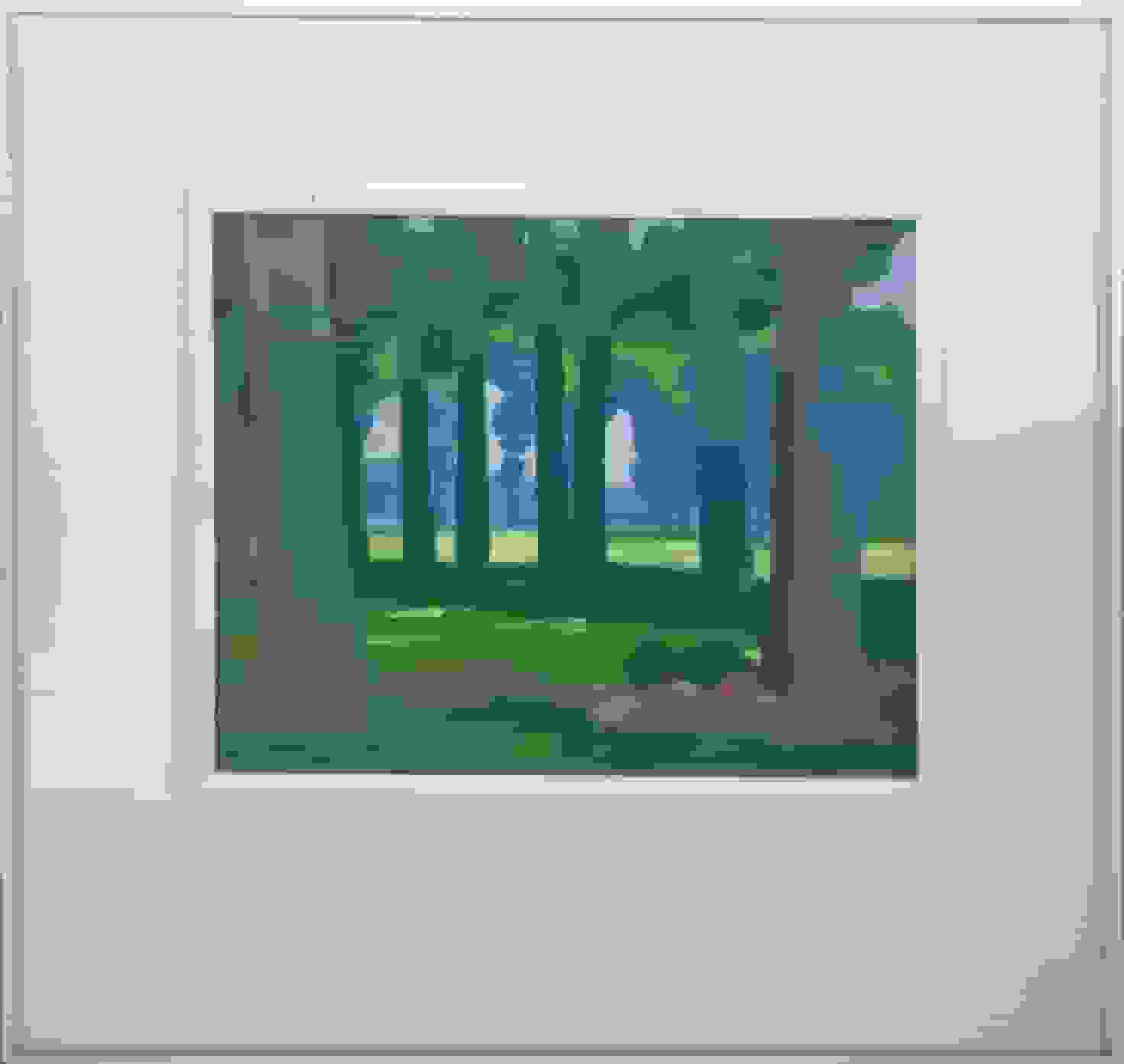 Jentsje Popma - Bomenrij bij landgoed de Eese (met lijst)