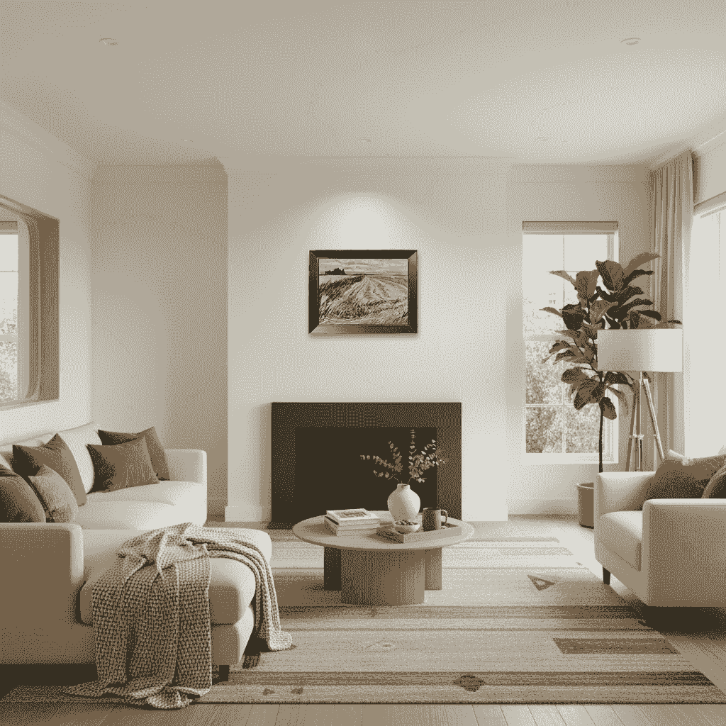 Jannes de Vries - Akkerlandschap op het hoge land in Groningen (in interieur)