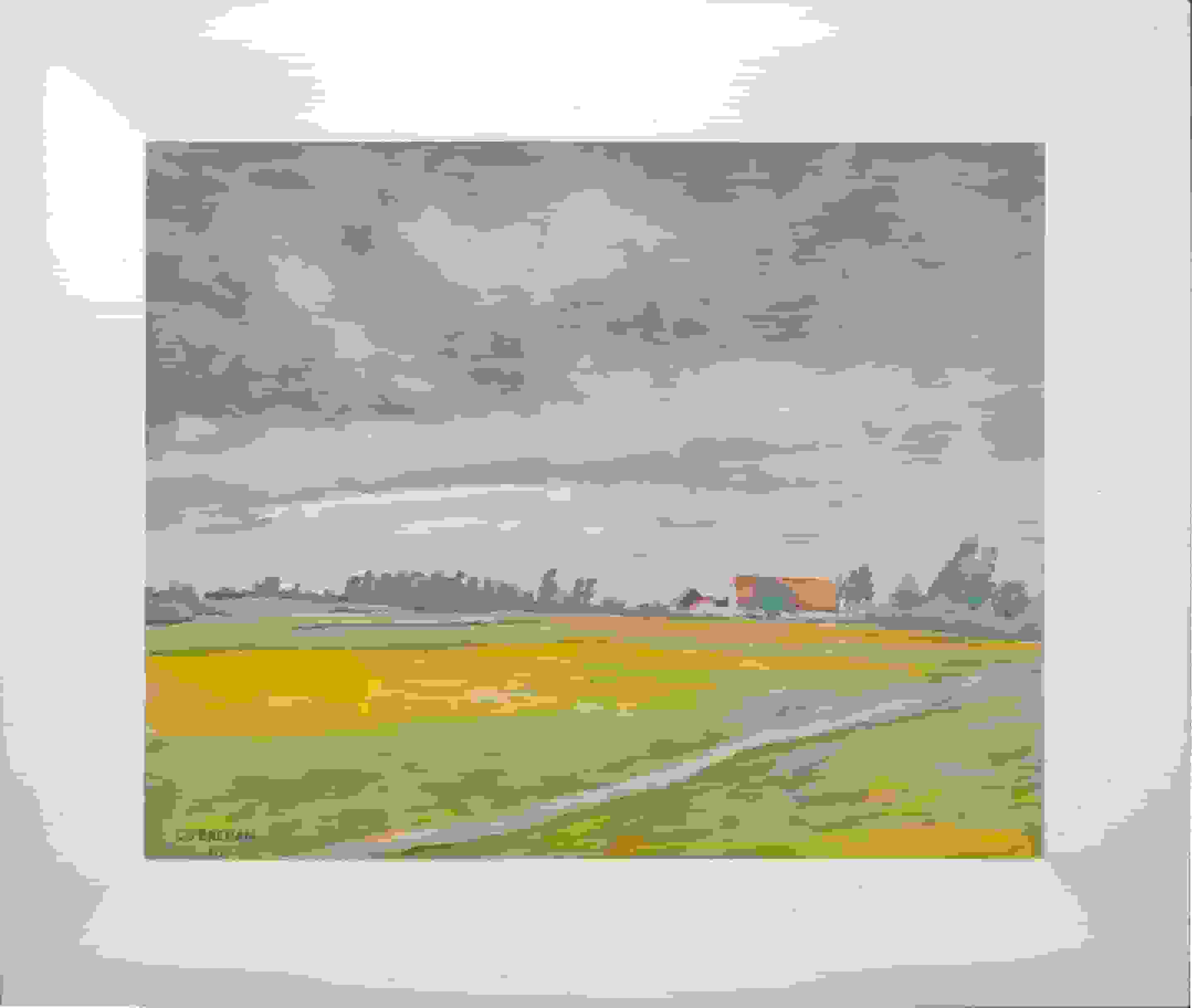 Co Breman - Landschap (met lijst)