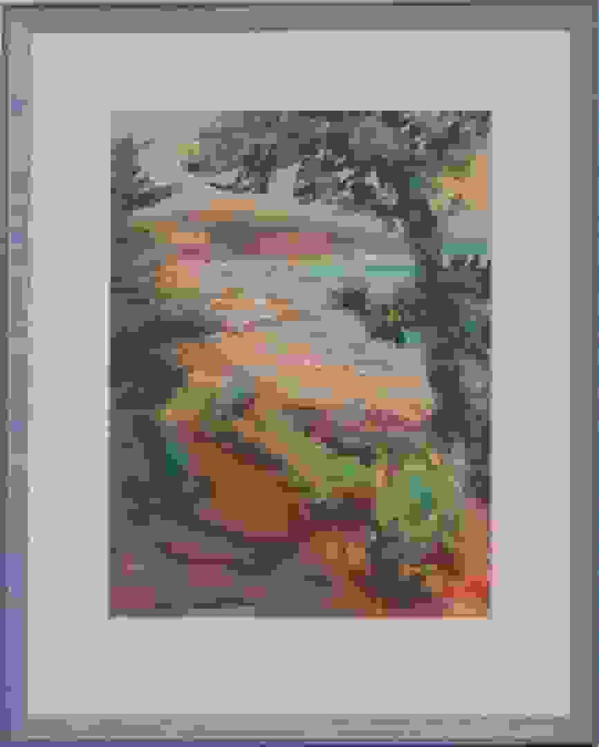 Jannes de Vries - Cancale (Bretagne, Frankrijk) (met lijst)