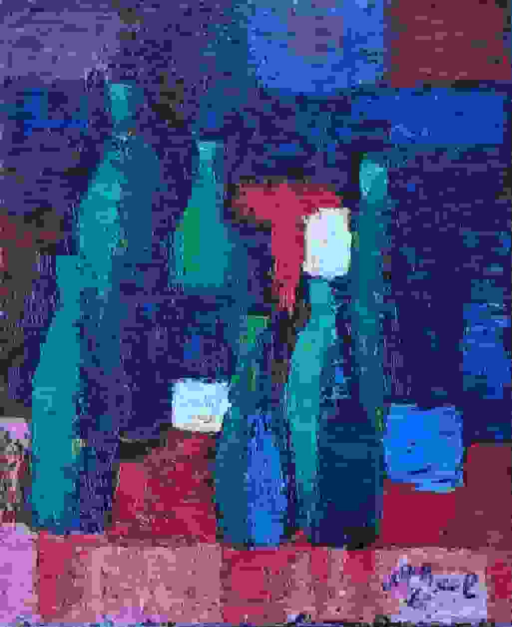 Stilleven met flessen (1961)