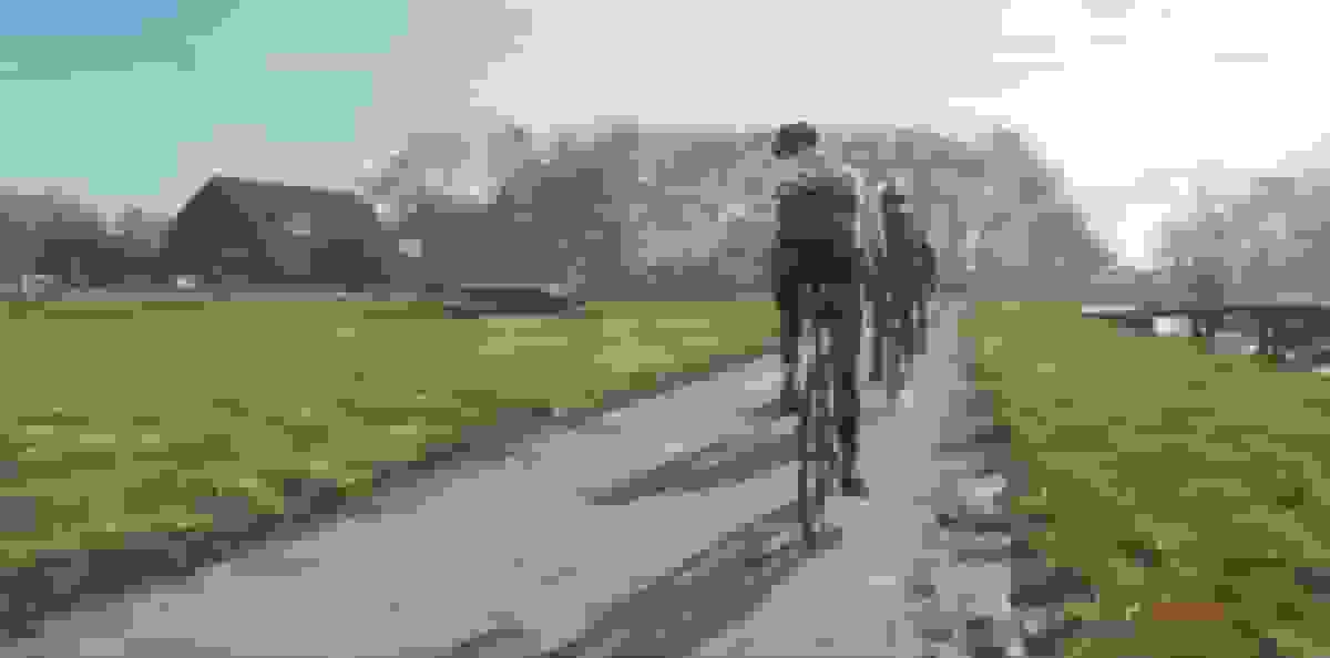 Frans Koppelaar - Wielrenners bij Bodegraven