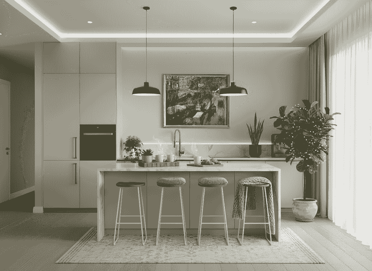 Harmen Meurs - Bedrijvigheid op de Kloveniersburgwal  (in interieur)