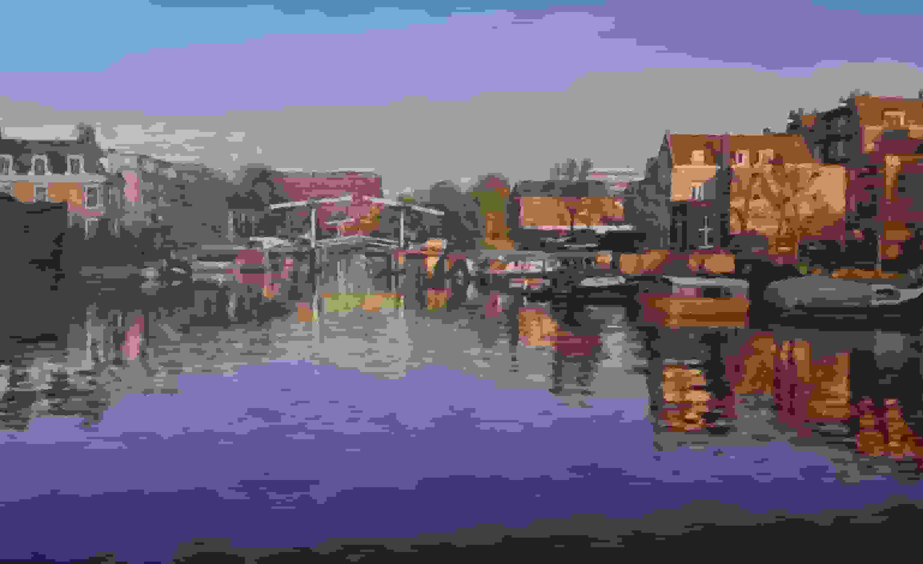 Realengracht te Amsterdam op een mooie Lentedag