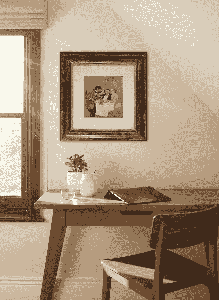 Piet van der Hem - Een romantisch diner (in interieur)