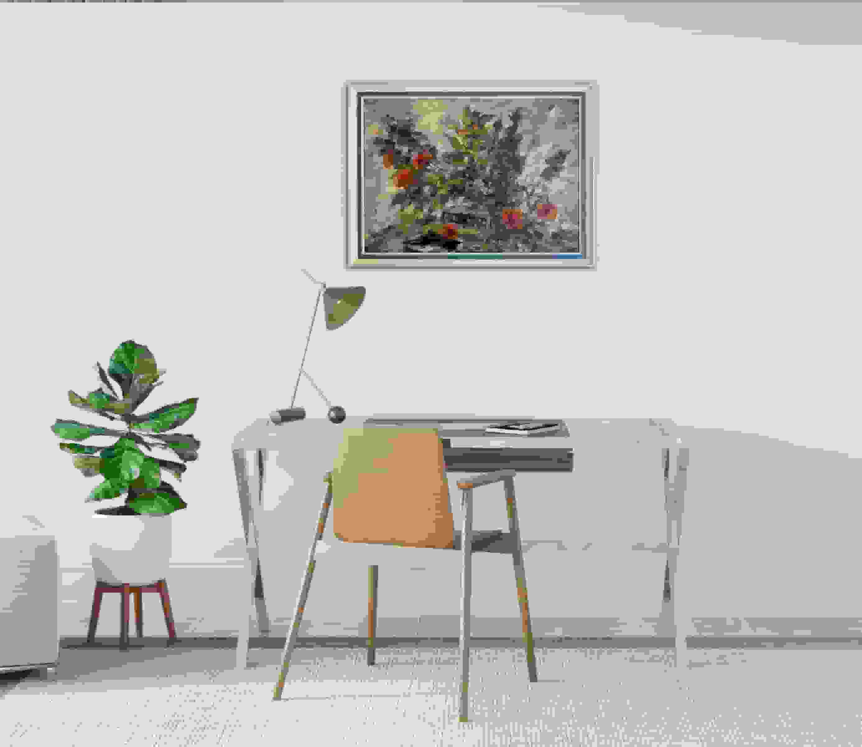 Jürgen Leippert - Bloemstilleven (in interieur)