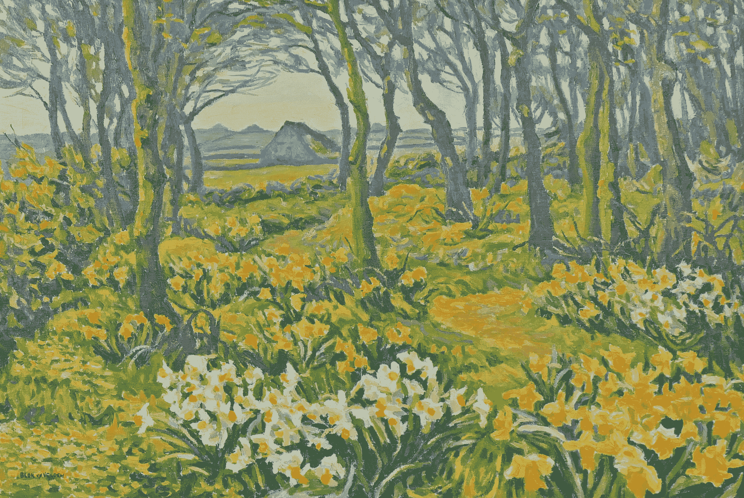 Ad Blok van der Velden - Bosje op Texel