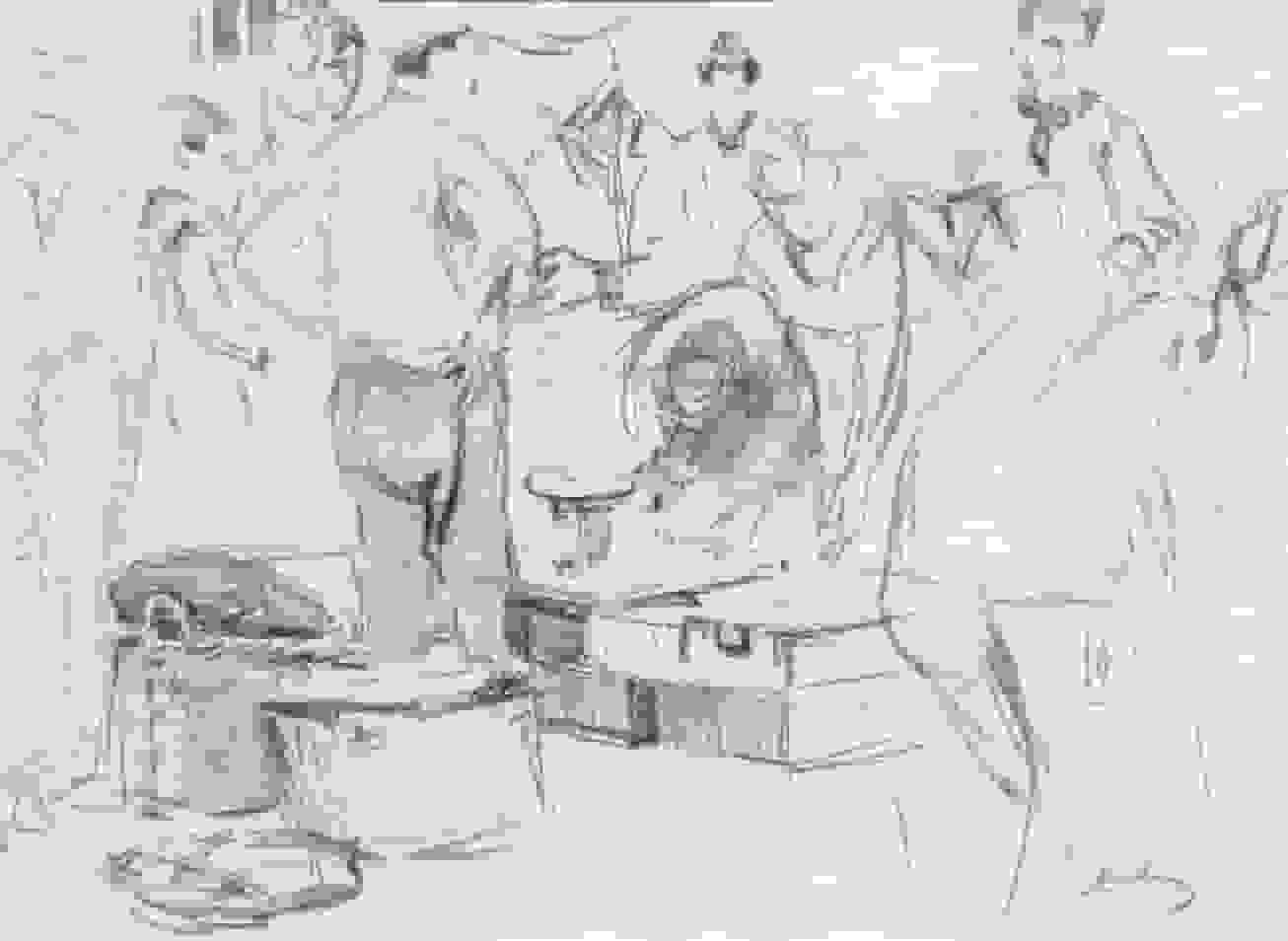 Markttafereel in Amsterdam