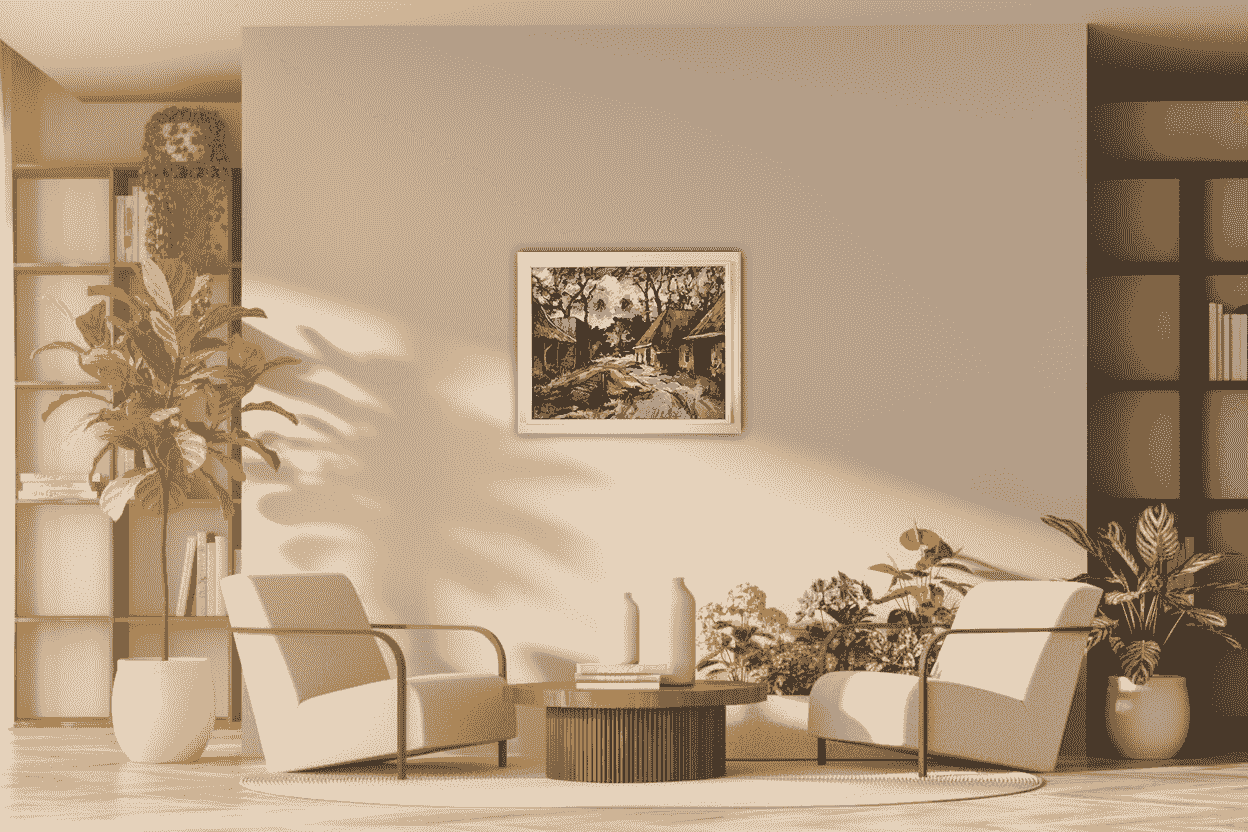 Arie Zuidersma - Boerderij in Uitwierde, Delfzijl (in interieur)