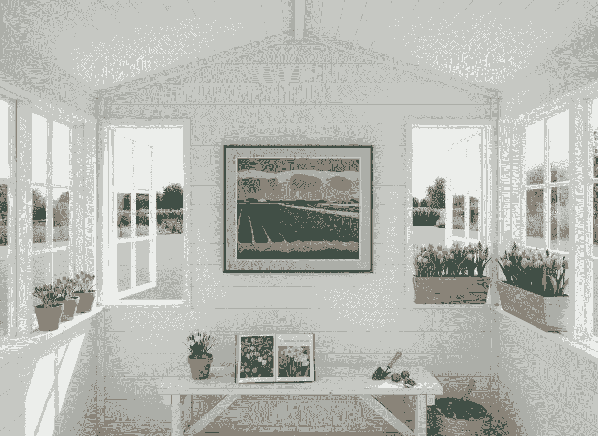 Jentsje Popma - Bollenvelden bij Breezand (in interieur)