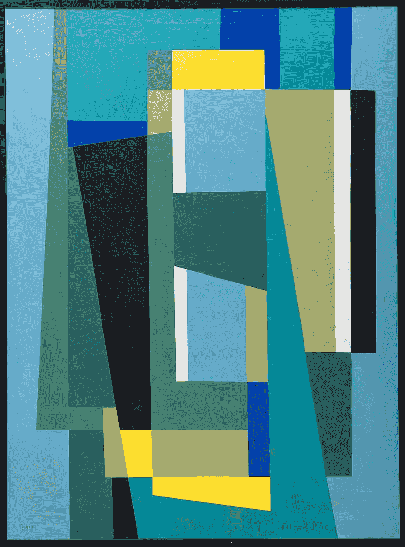 Joost Baljeu - Geometrische compositie (1955)