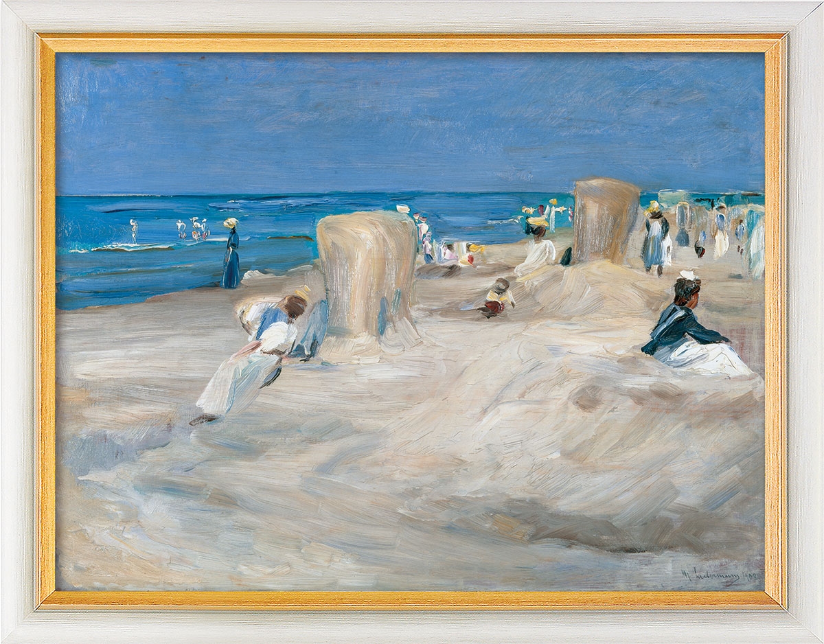 Strand door Max Liebermann