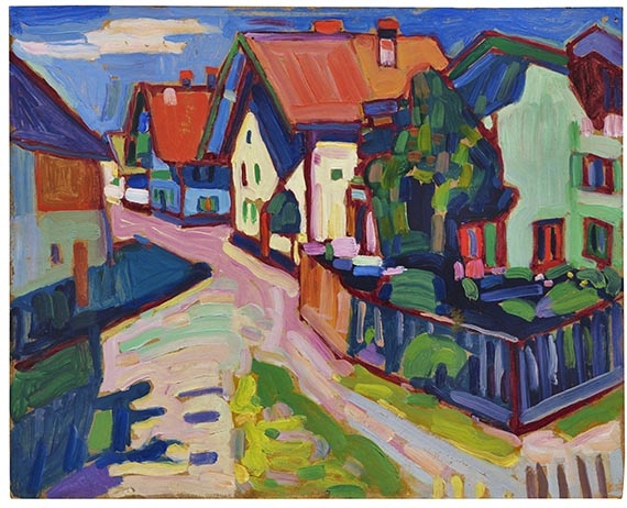 Murnau in 1909 door Kandinsky