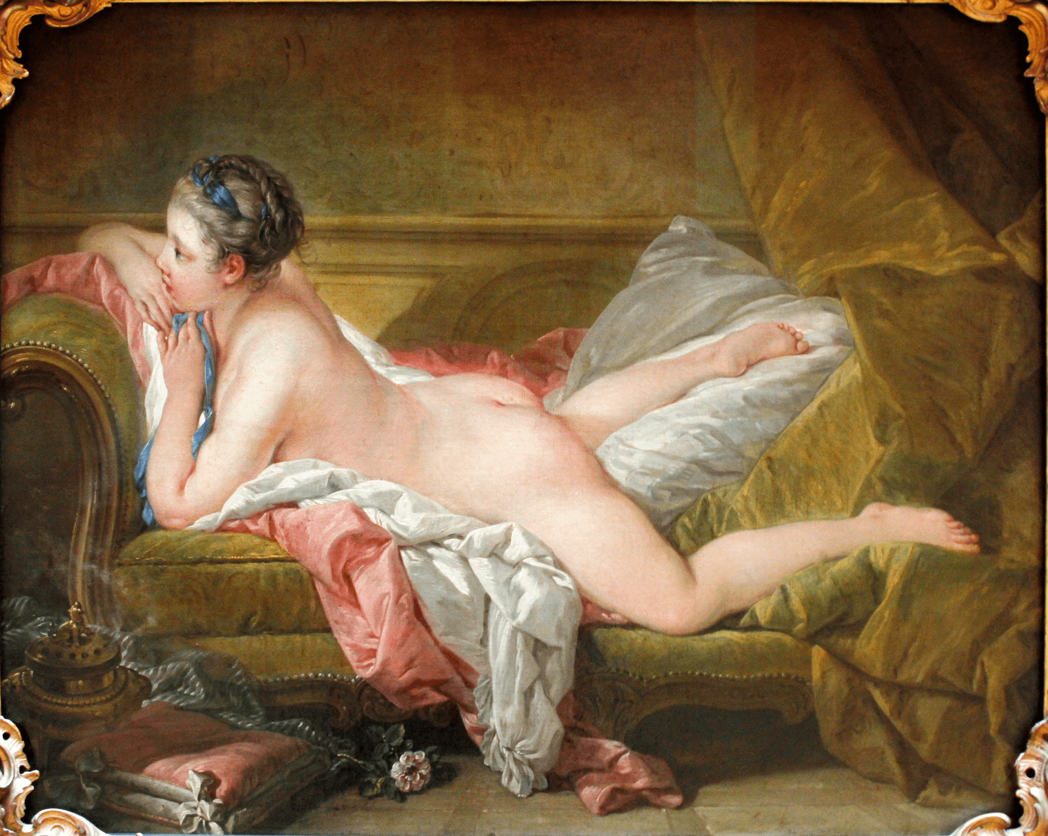 François Boucher: rustend meisje