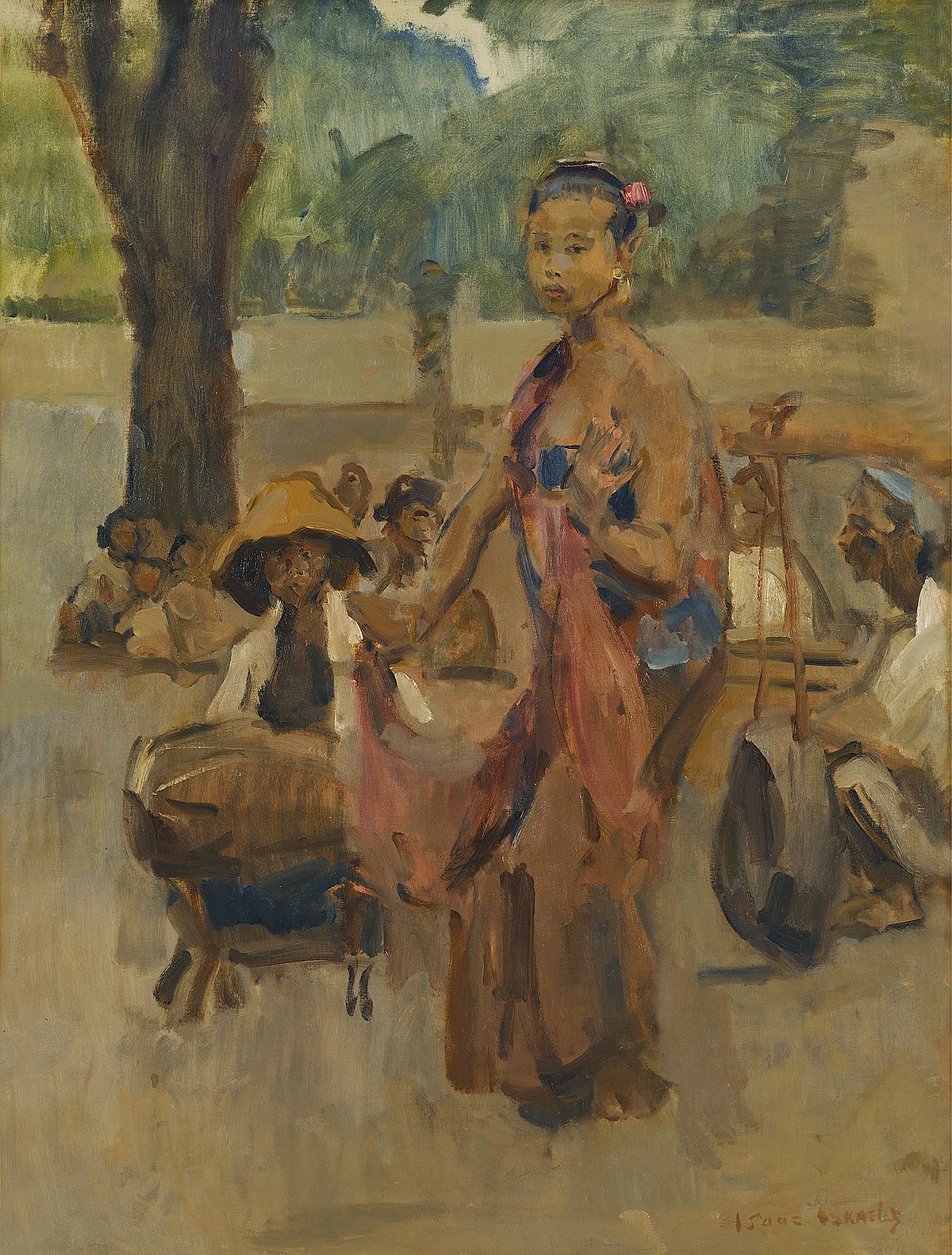 Javaanse dansers door Isaac Israels