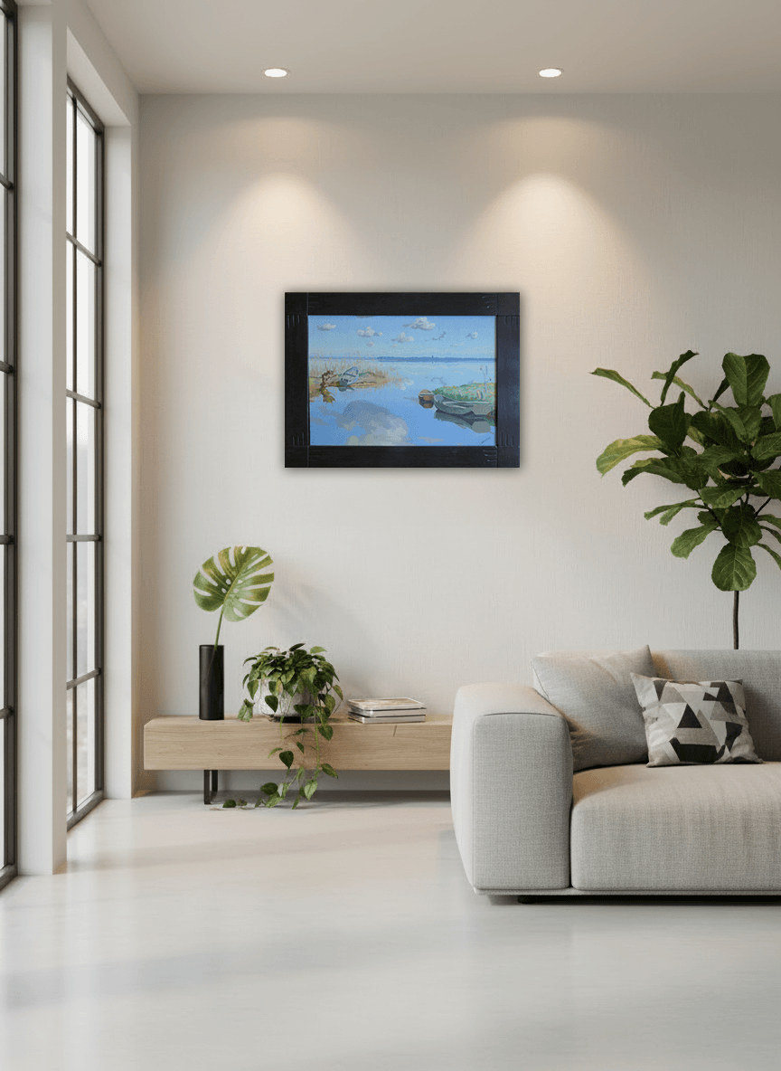 Dirk Smorenberg - Loosdrecht in de zomer (in interieur)