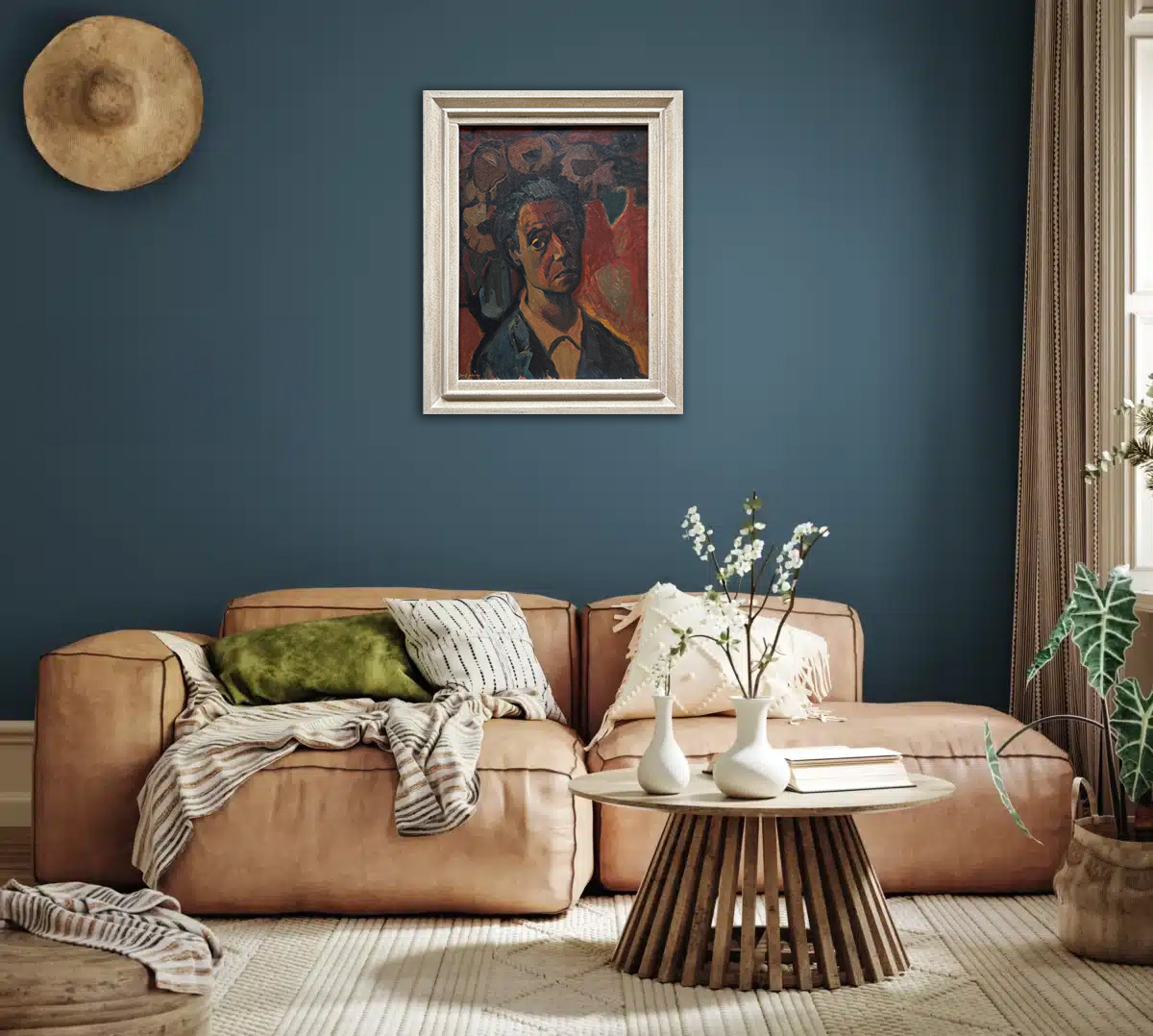 Zelfportret zonder lijst