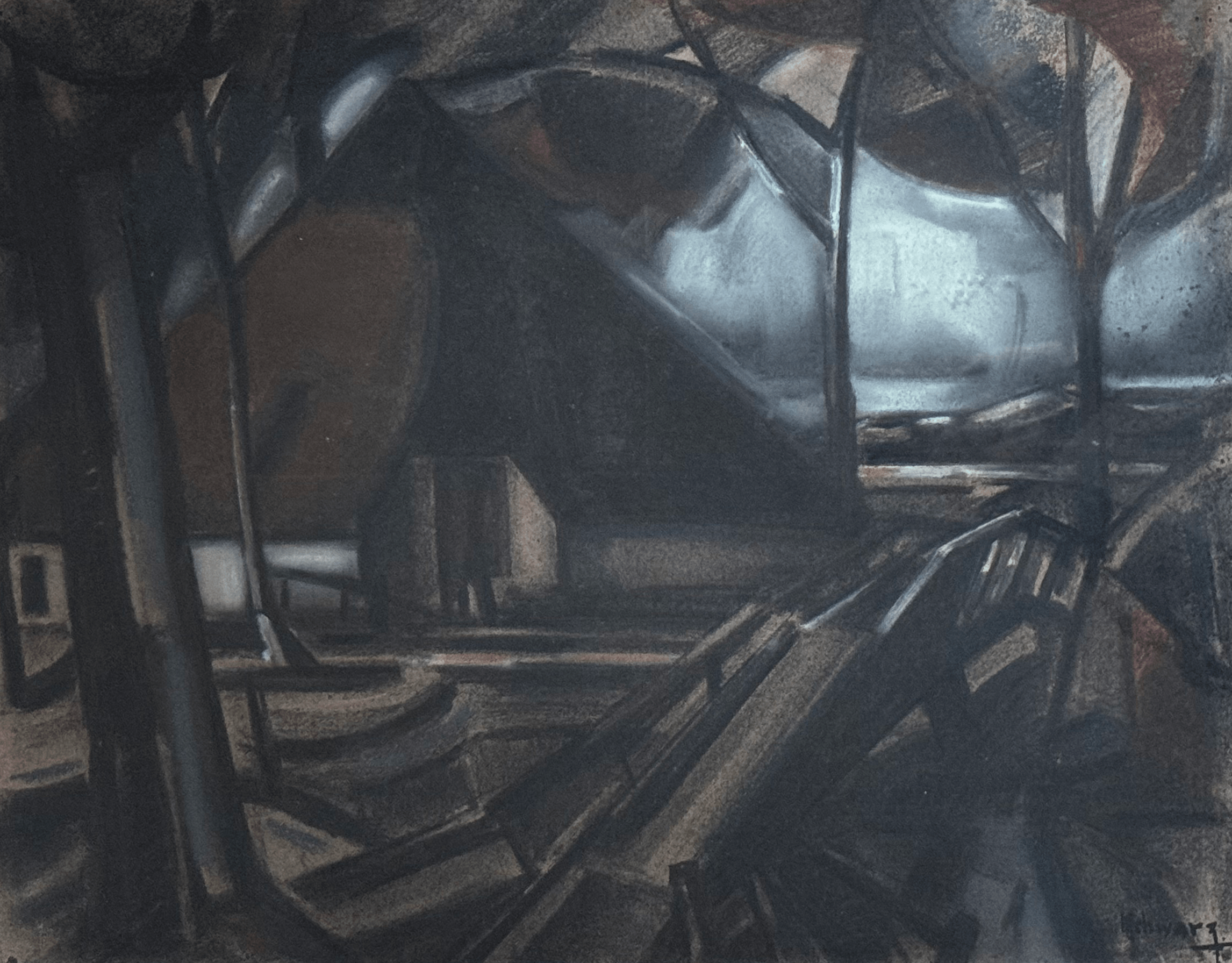 Mommie Schwarz - Boerderij in Warmenhuizen  (zonder lijst)