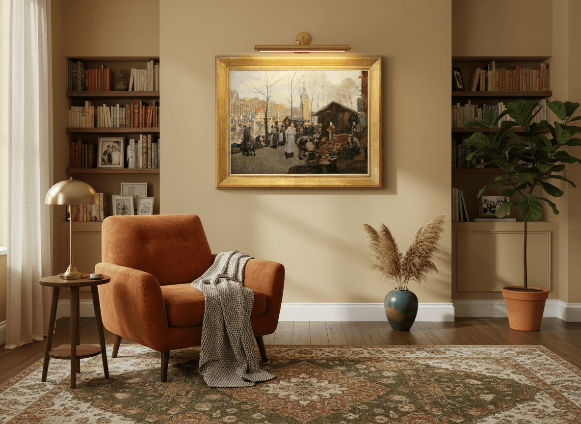 Joodse markt aan de Oudeschans in Amsterdam zonder lijst