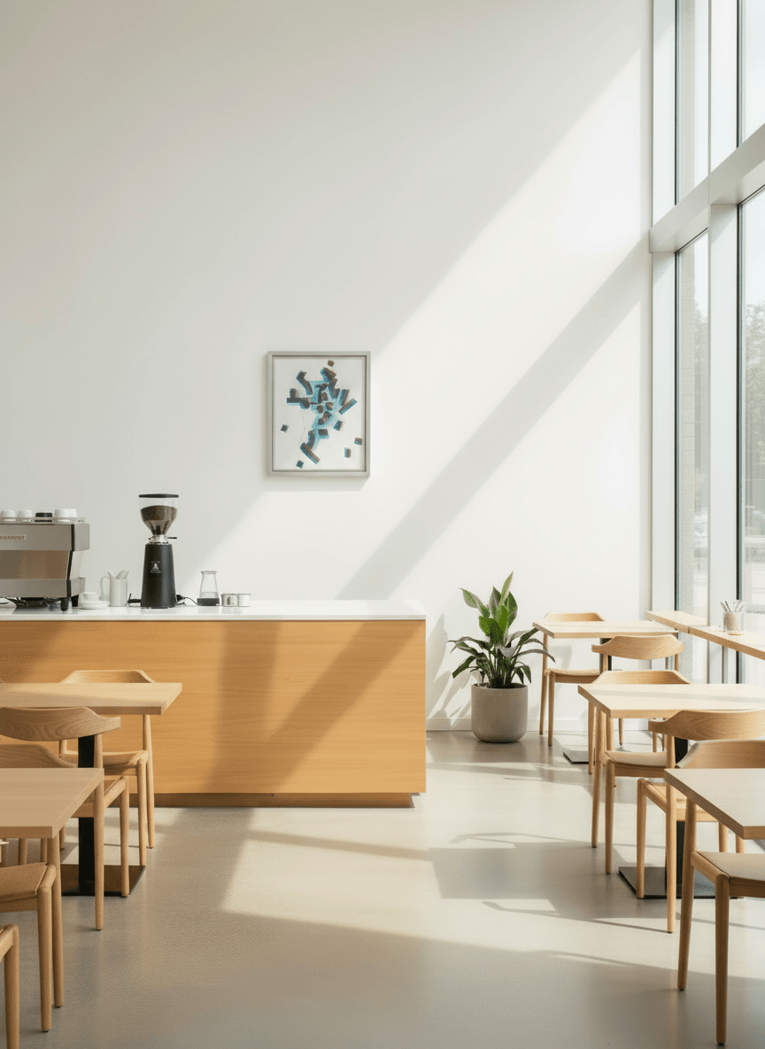 Oefening met wit licht zonder lijst