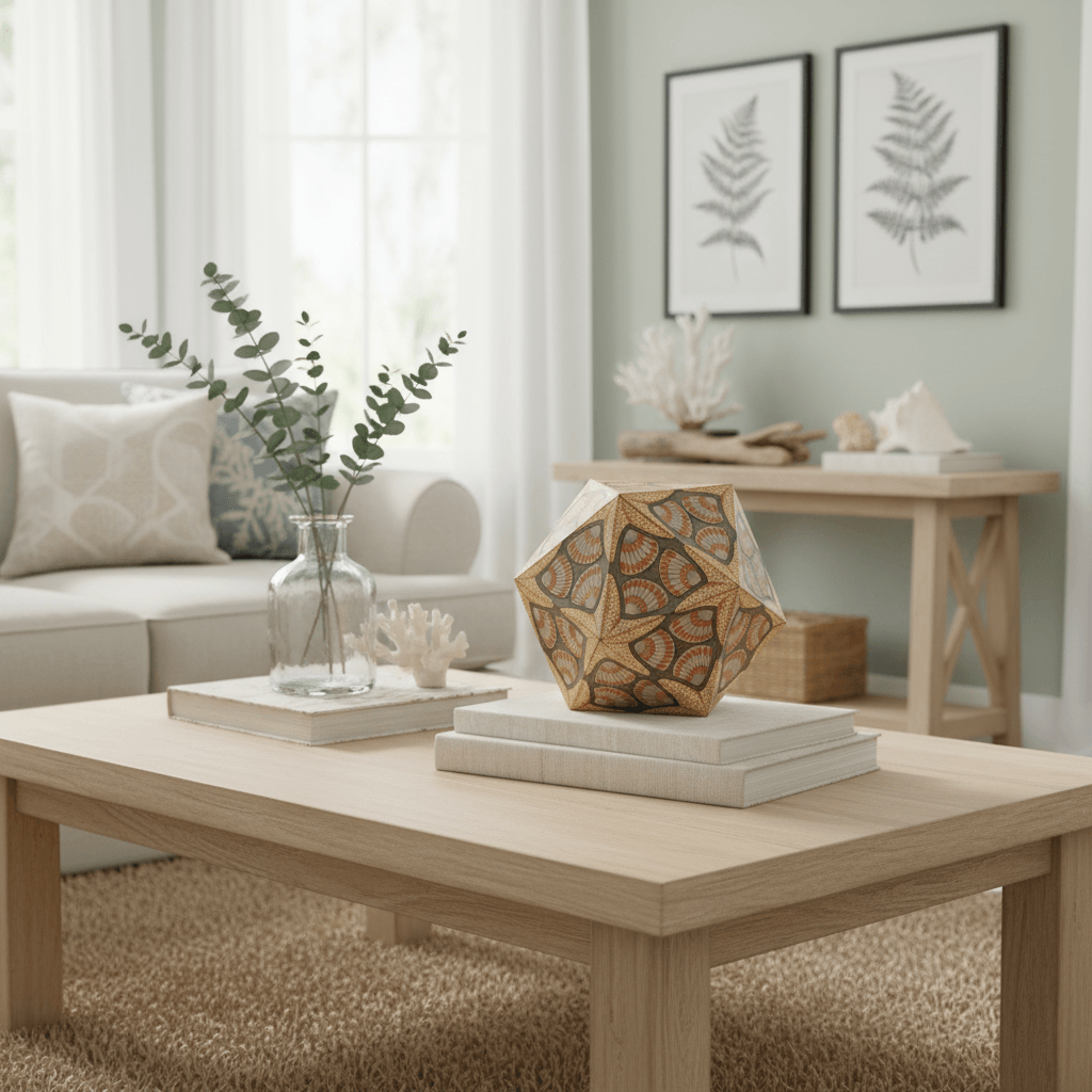 Icosaëder (in mint conditie, incl. papieren aan de binnenzijde) zonder lijst