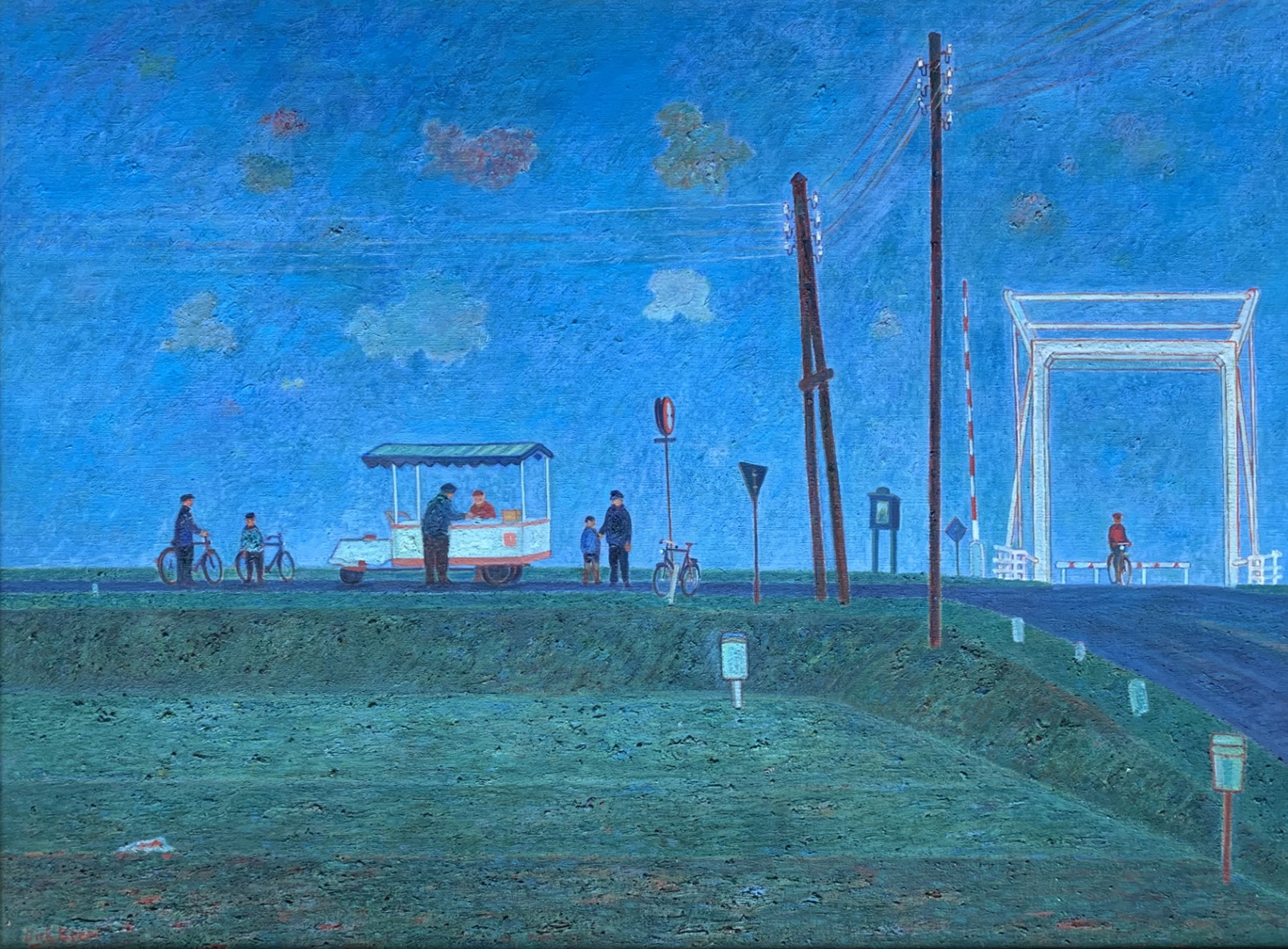 IJscocar met ophaalbrug zonder lijst