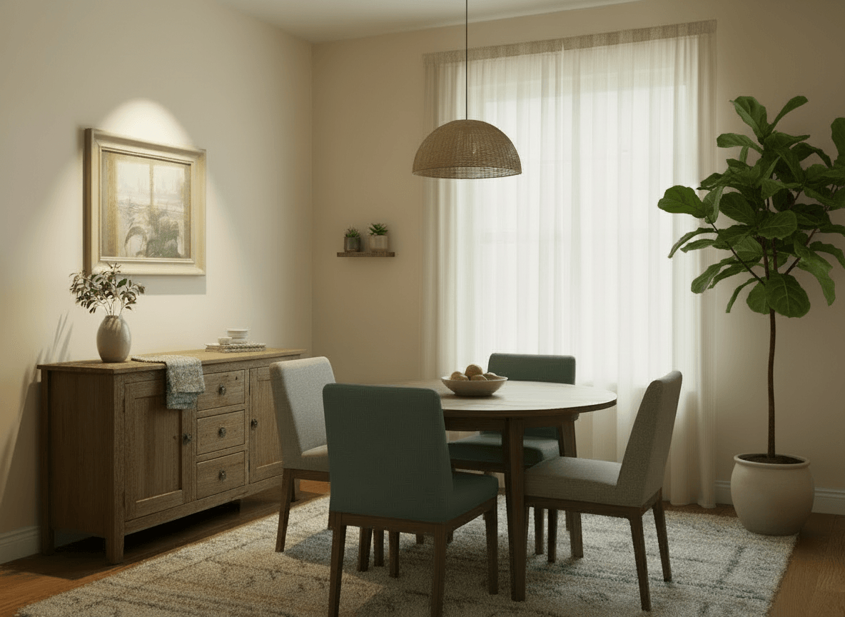 Winters Loosdrecht vanuit het huis zonder lijst