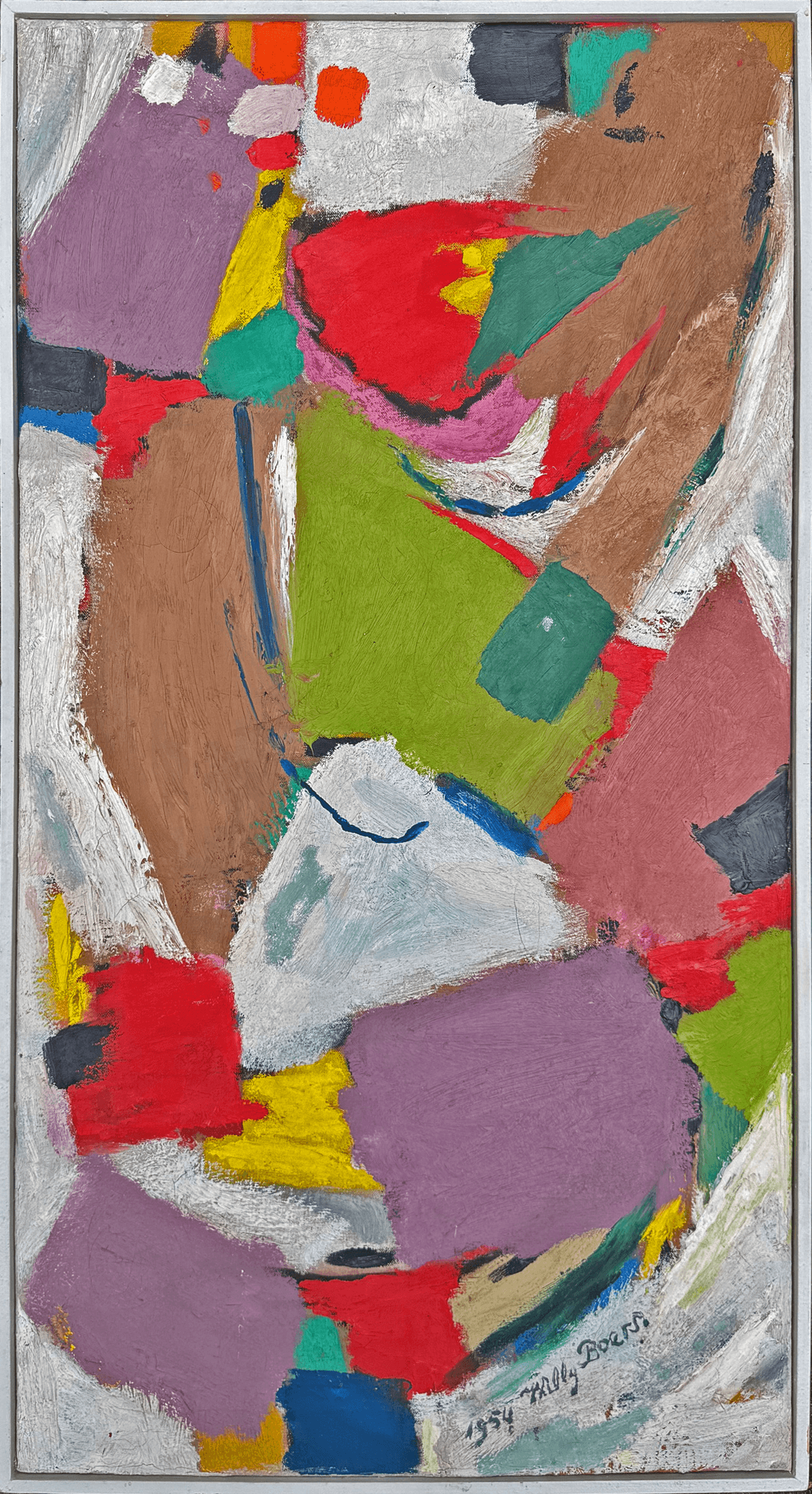 Willy Boers - Dynamische compositie (zonder lijst)