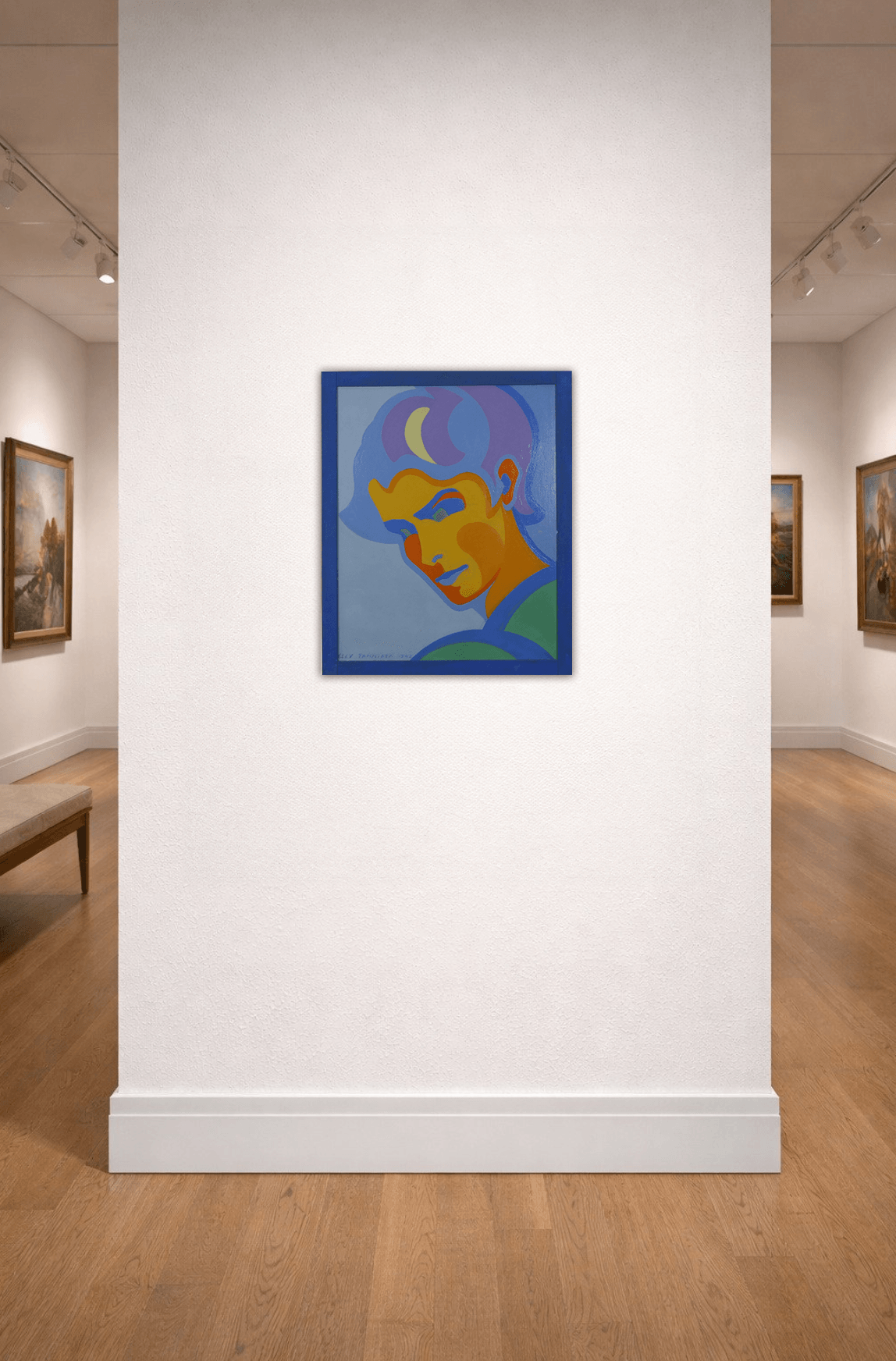 Elly Tamminga - Zelfportret (met lijst)