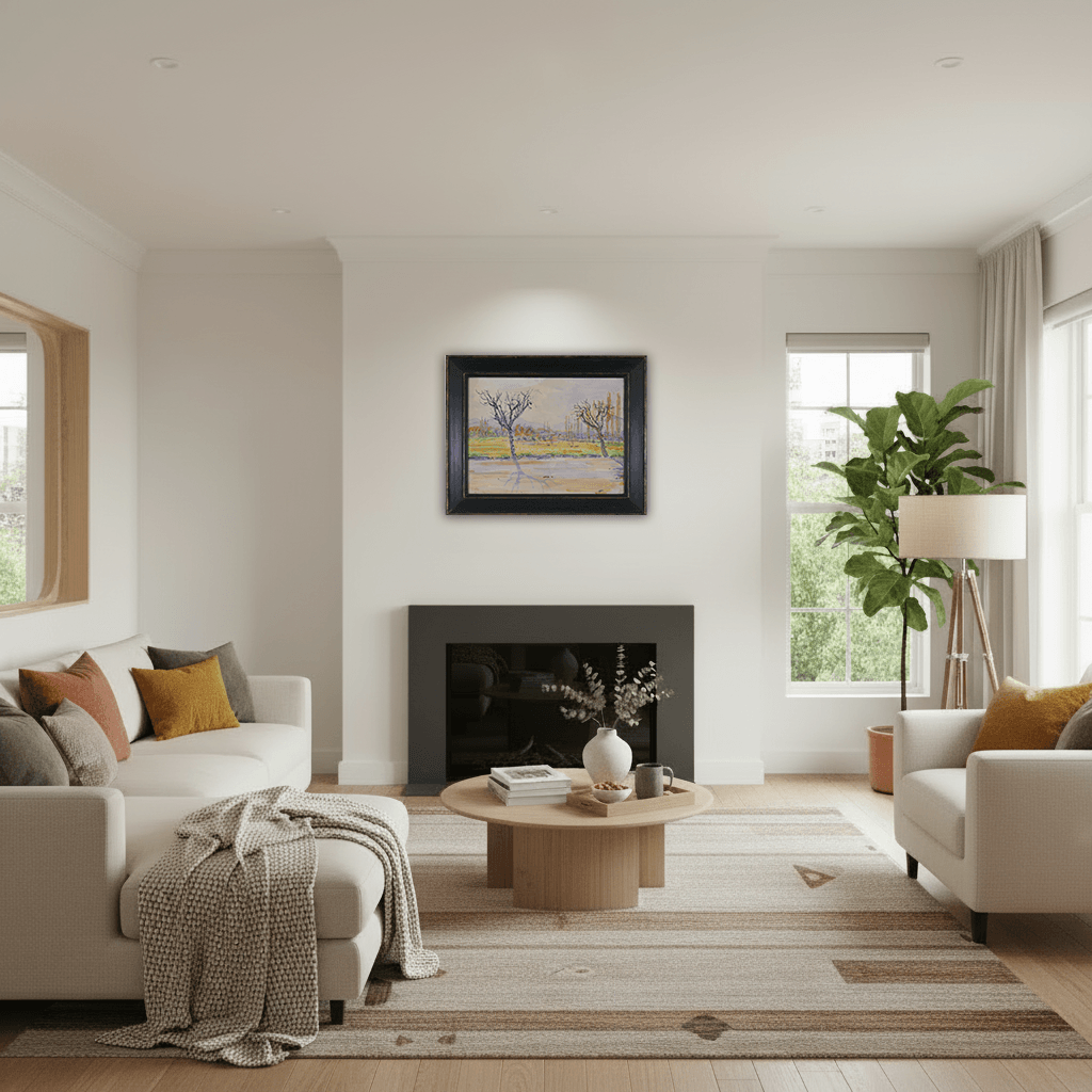 Johan Dijkstra - Toscaans landschap (in interieur)