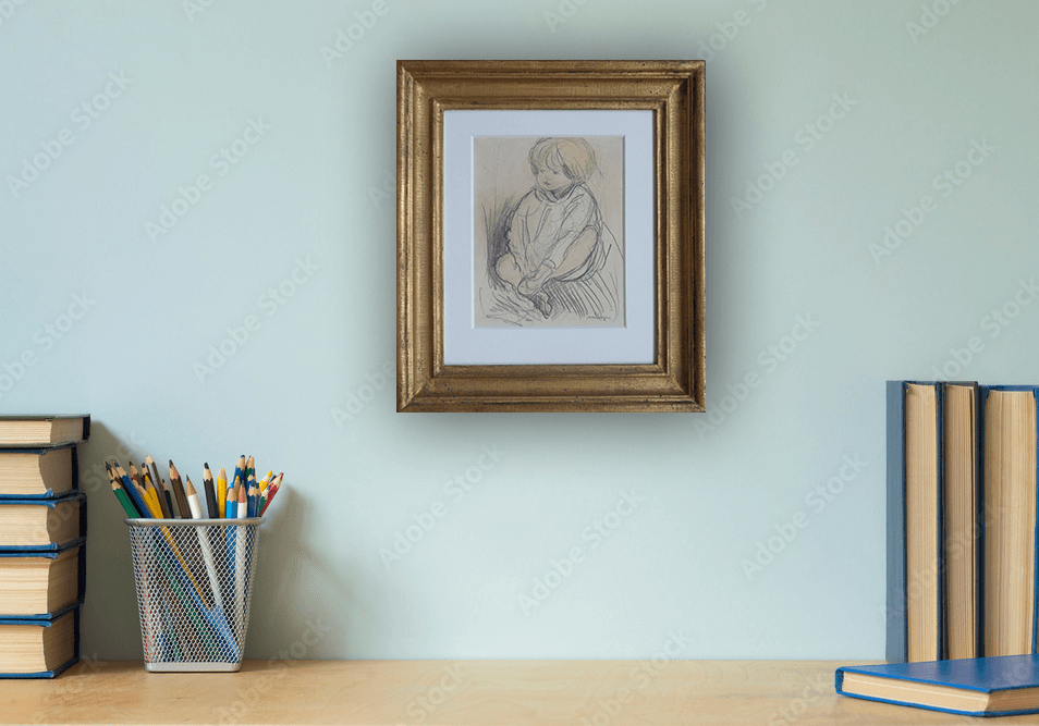 Dochter Dolly op 2-jarige leeftijd zonder lijst