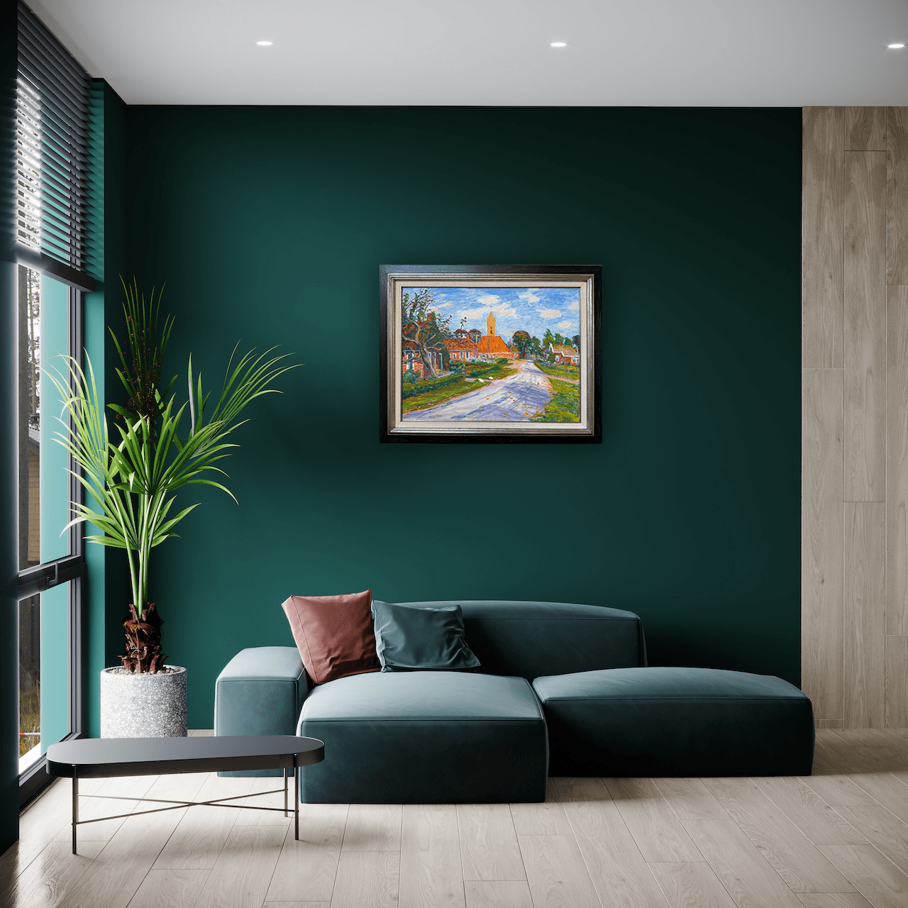 Johan Dijkstra - Nazomer in Garnwerd (in interieur)