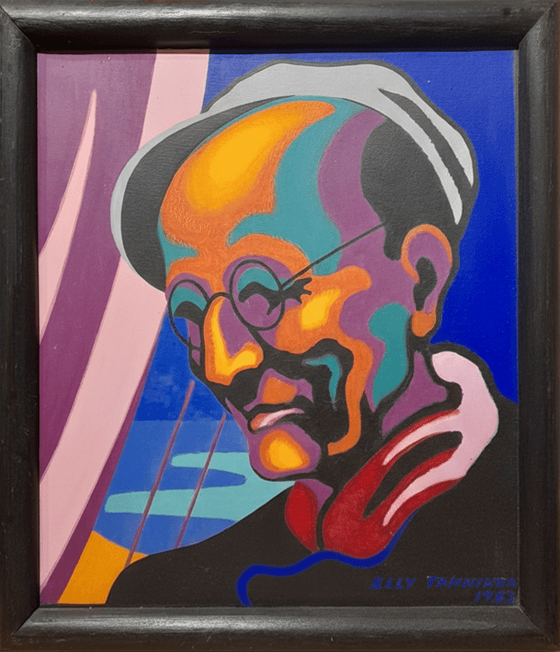 Elly Tamminga - Portret van een man (met lijst)