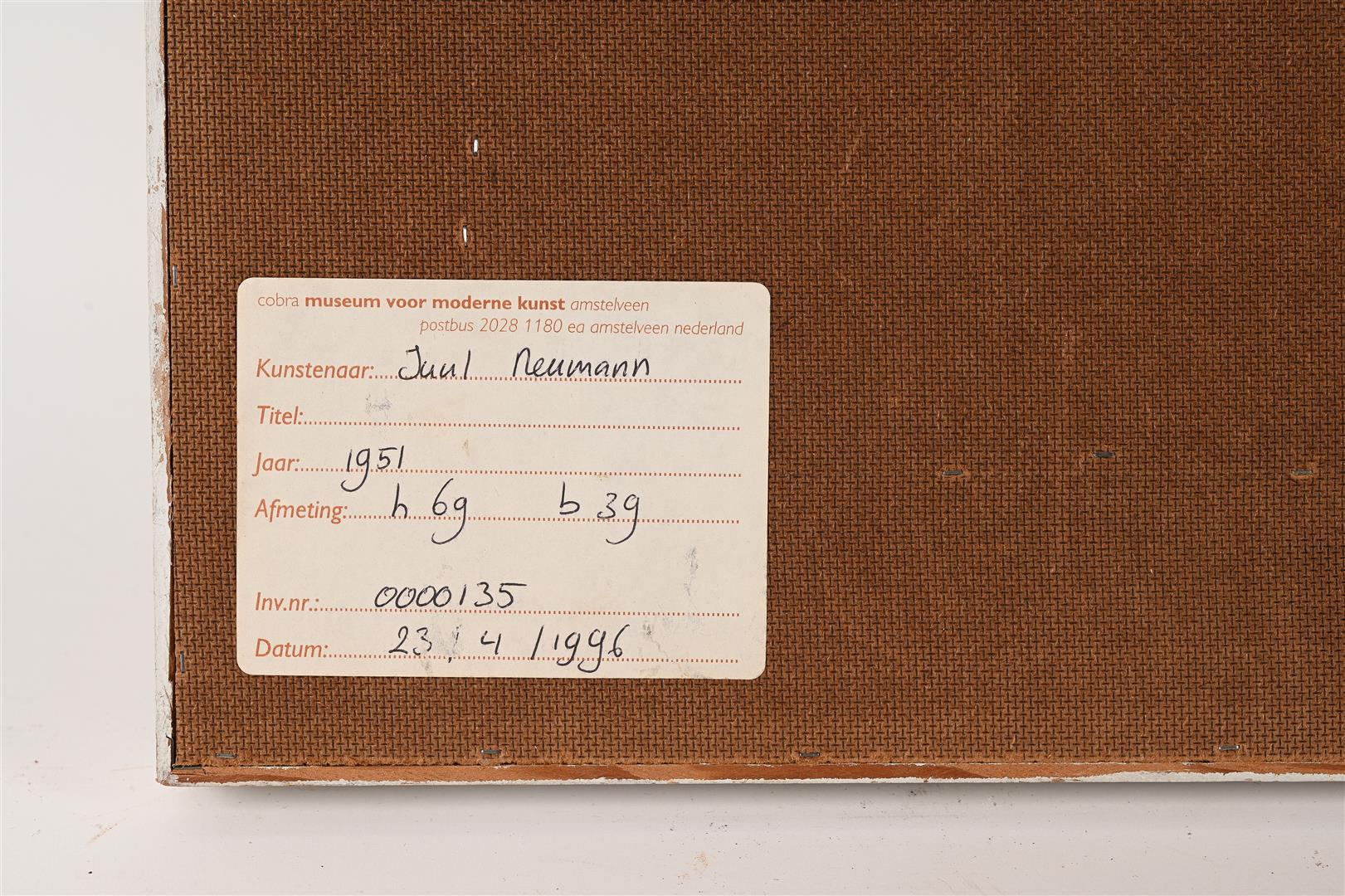 Juul Neumann - Abstracte compositie no. 28 (in het echt)