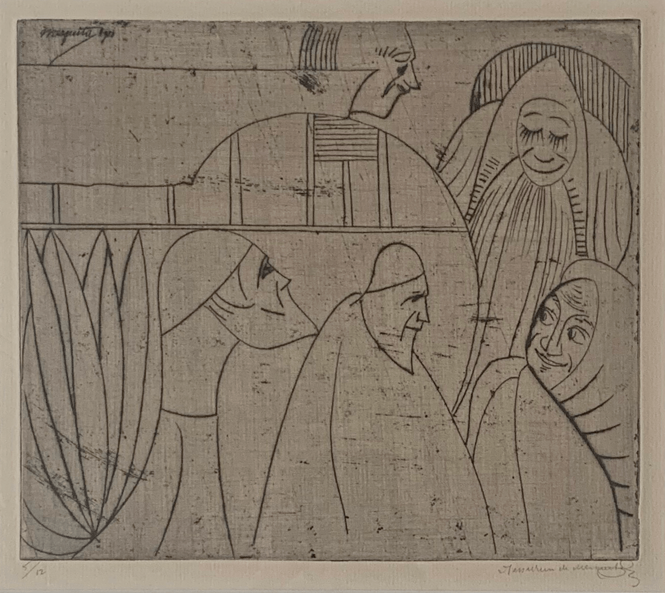 Samuel Jessurun de Mesquita - 'Sensitivistische verbeelding' (2) (zonder lijst)