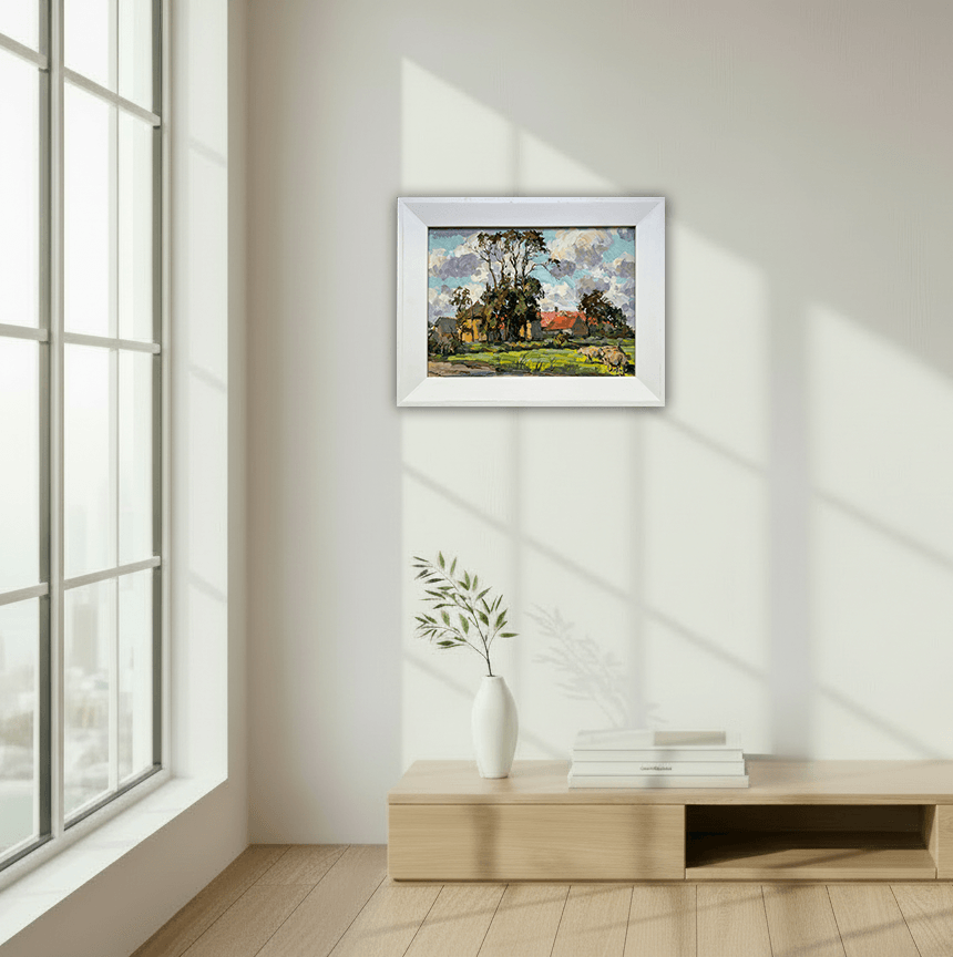 Emil Rizek - Landschap (in interieur)