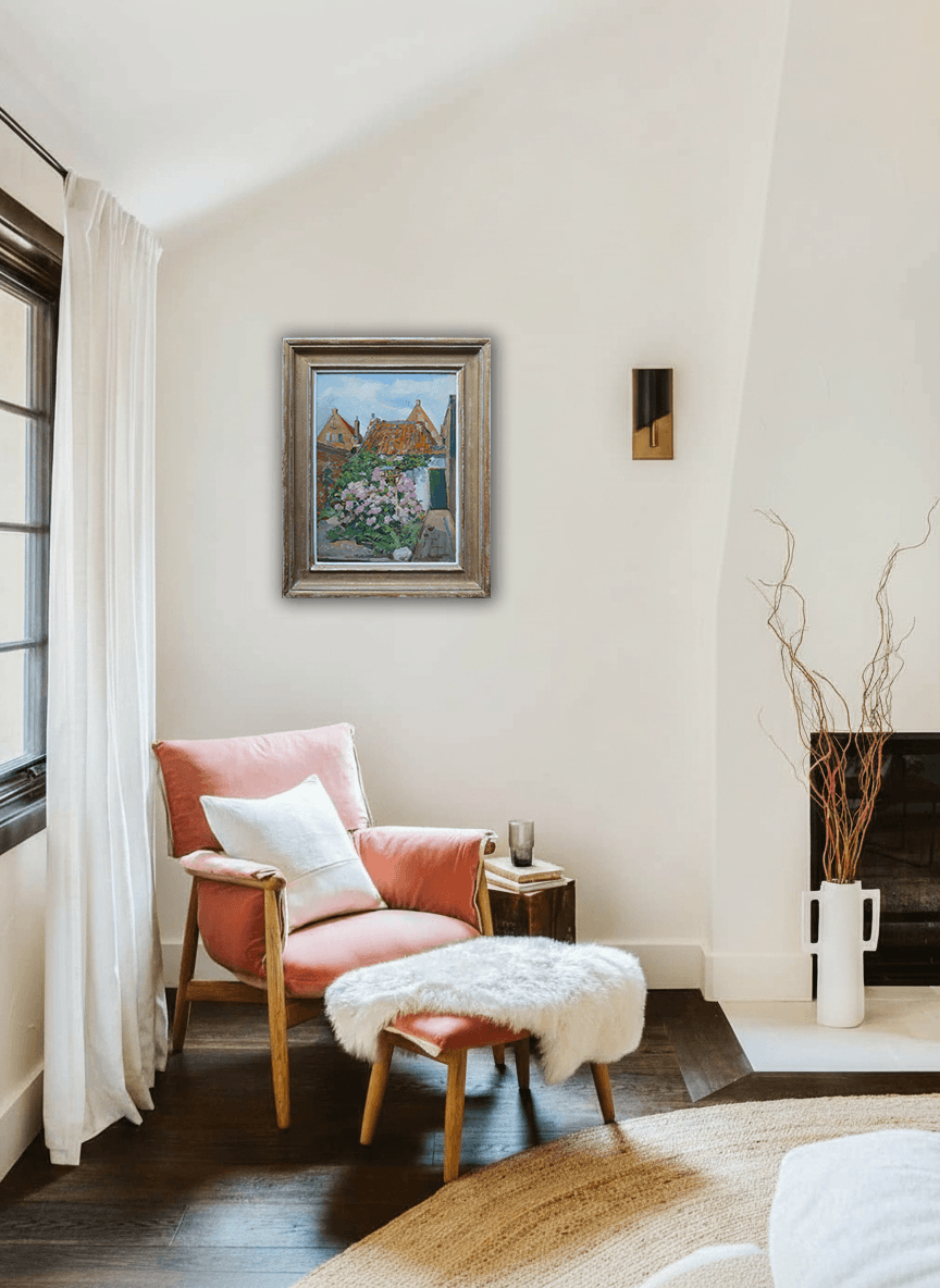 Tuin met hortensia in Hoorn zonder lijst