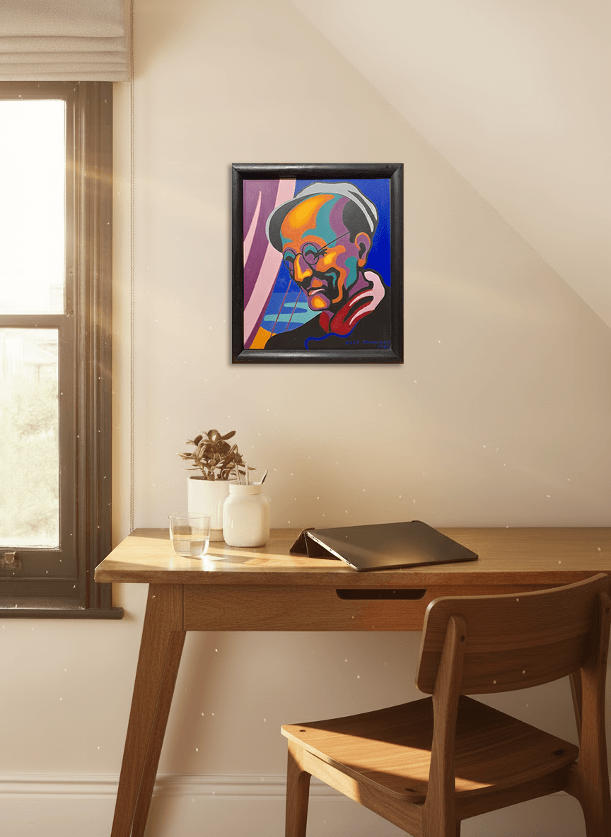 Elly Tamminga - Portret van een man (in interieur)