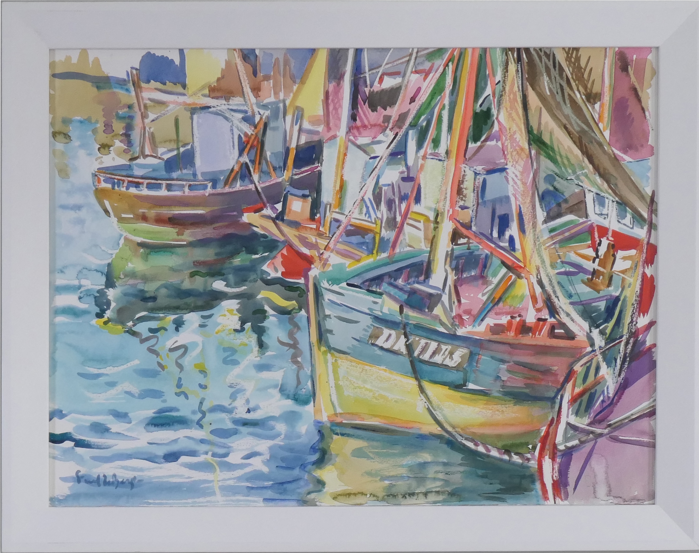 Freek van den Berg - Haven Denemarken (met lijst)