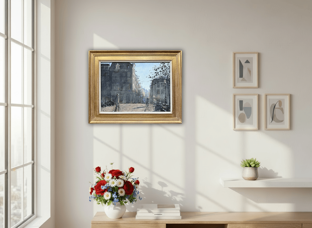 Titus Meeuws - Hartenstraat te Amsterdam (in interieur)